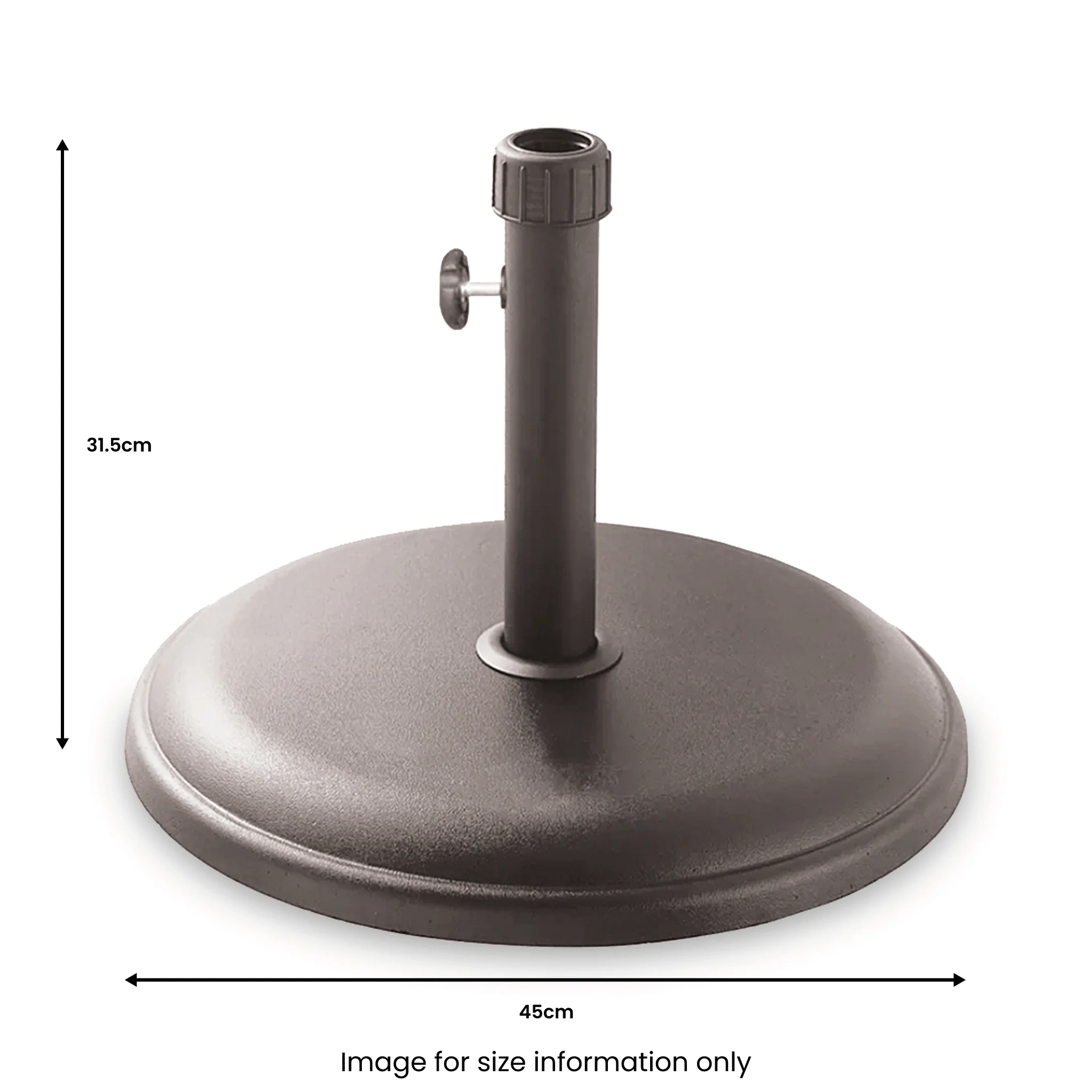 16kg Round Parasol Base - Image 6