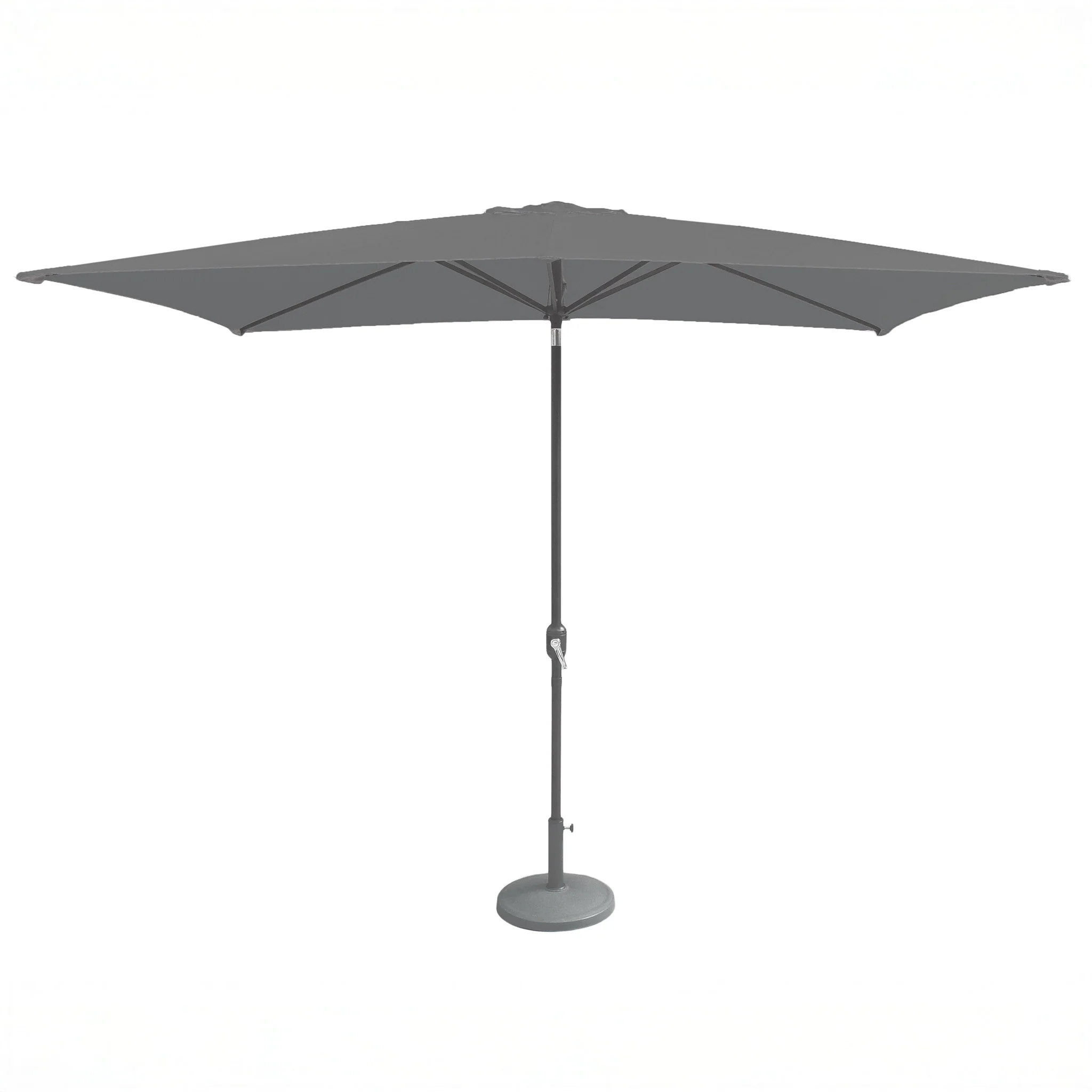 2.4 x 3m Rectangular Parasol Aluminium - Image 7