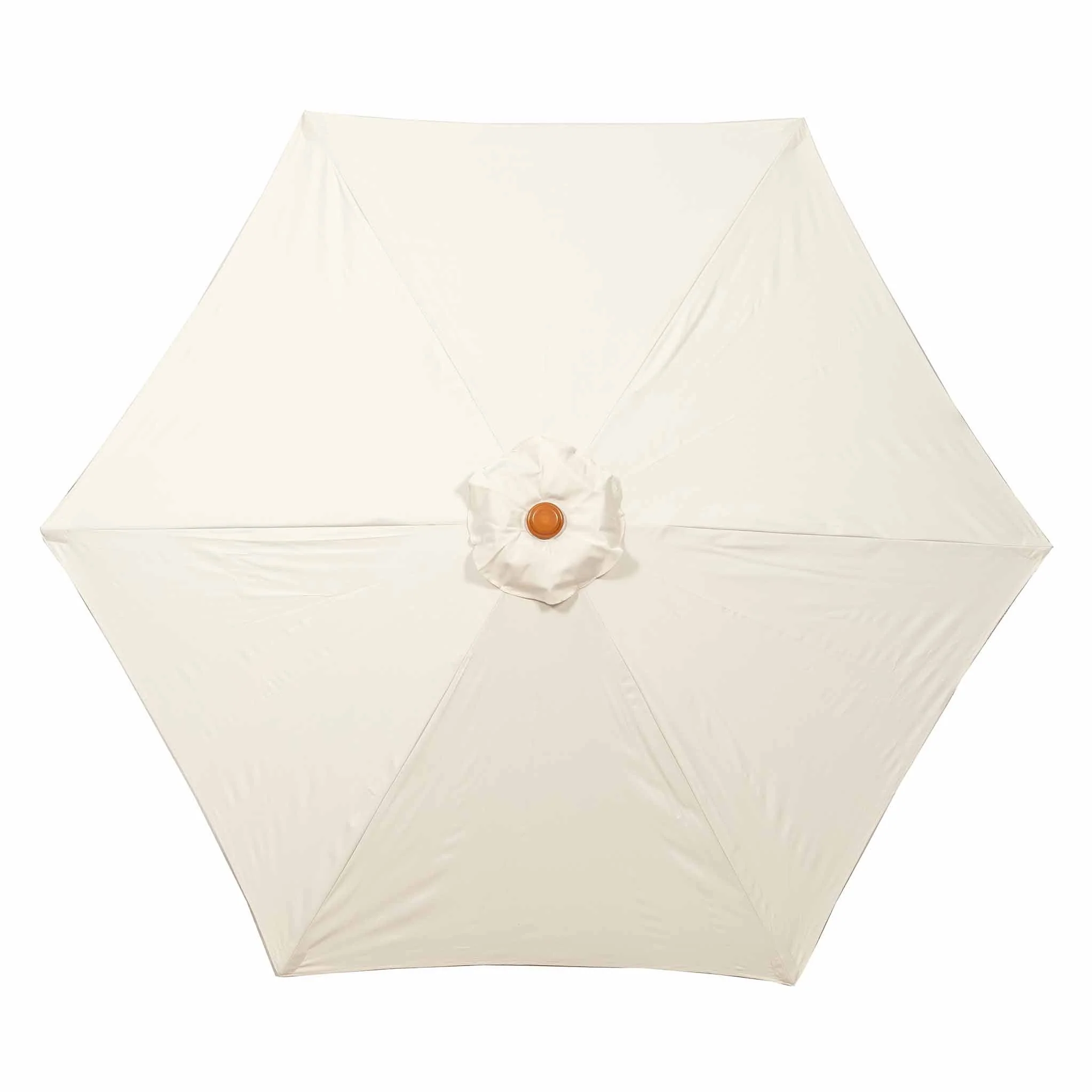 2.5m Wood-Look Aluminium Parasol - Image 9