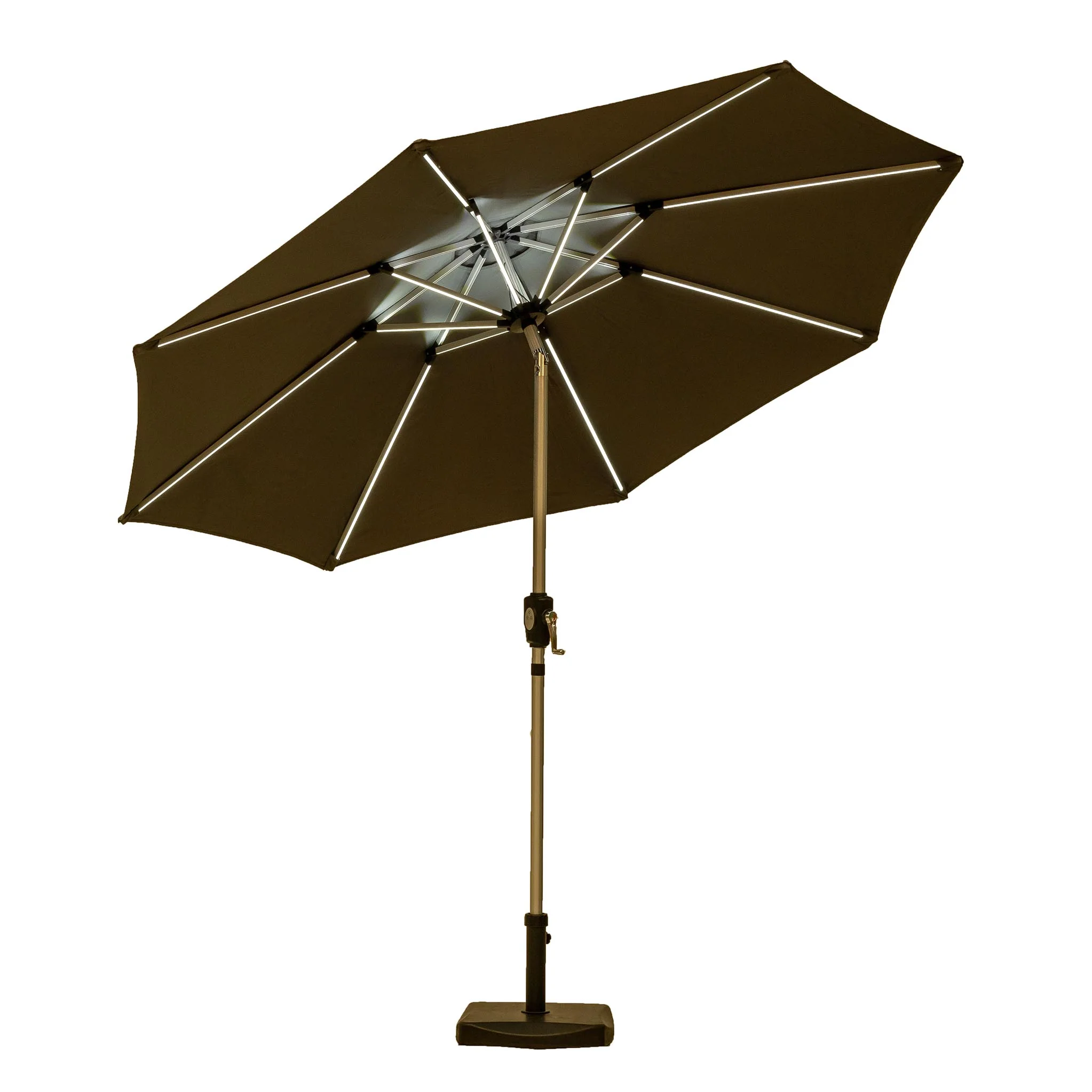 2.7m LED Lit Parasol - Image 5