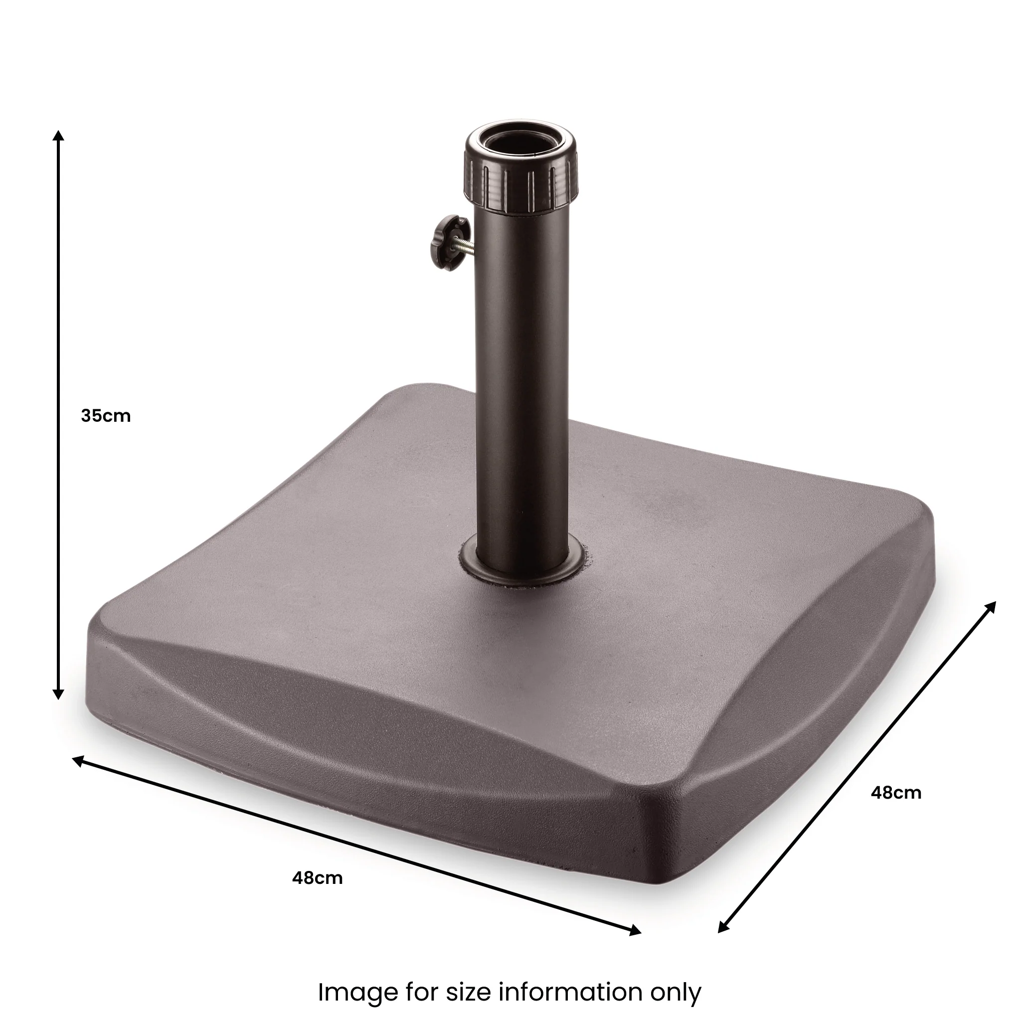 25kg Square Parasol Base - Image 6