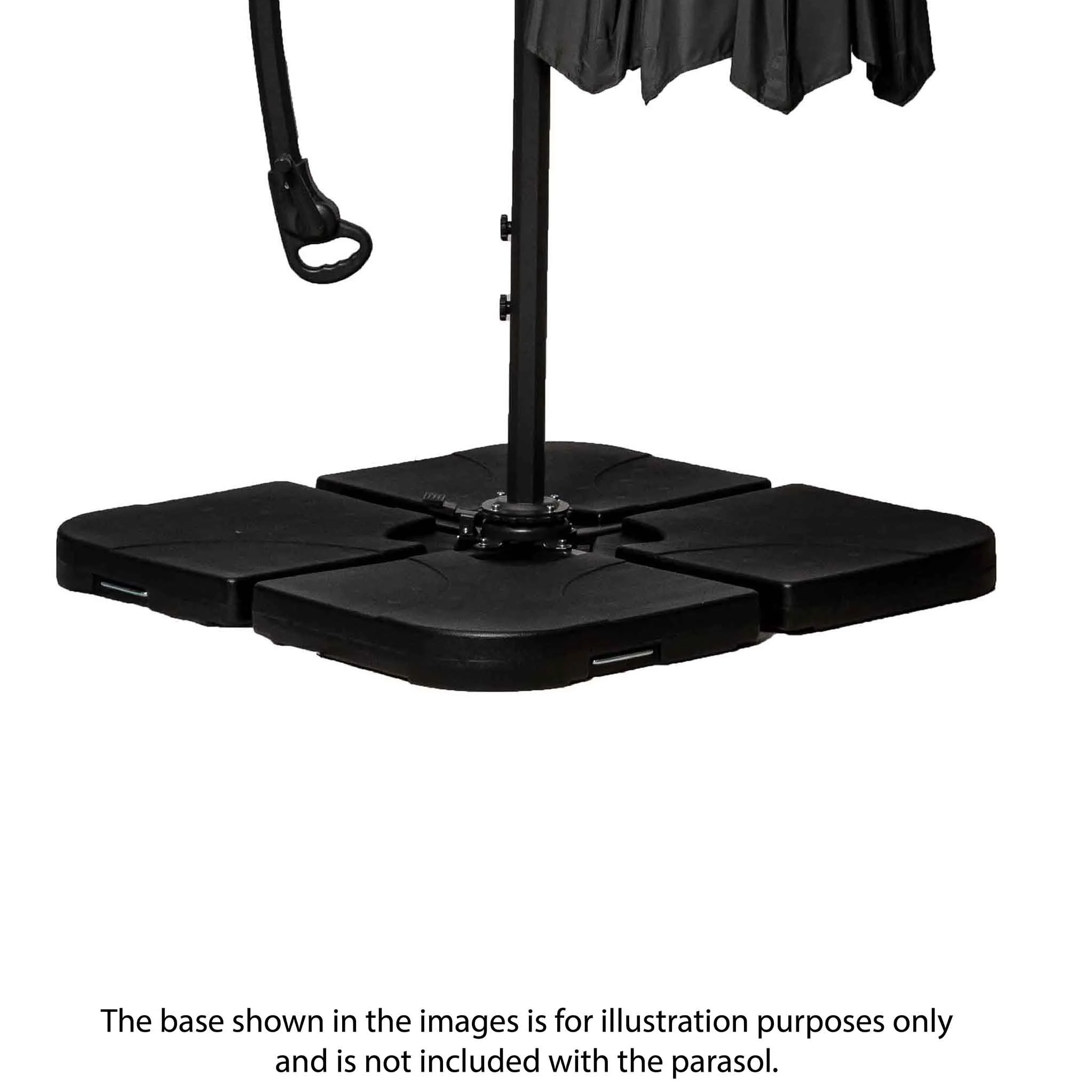 3m Deluxe Pedal Operated Cantilever Parasol - Image 11