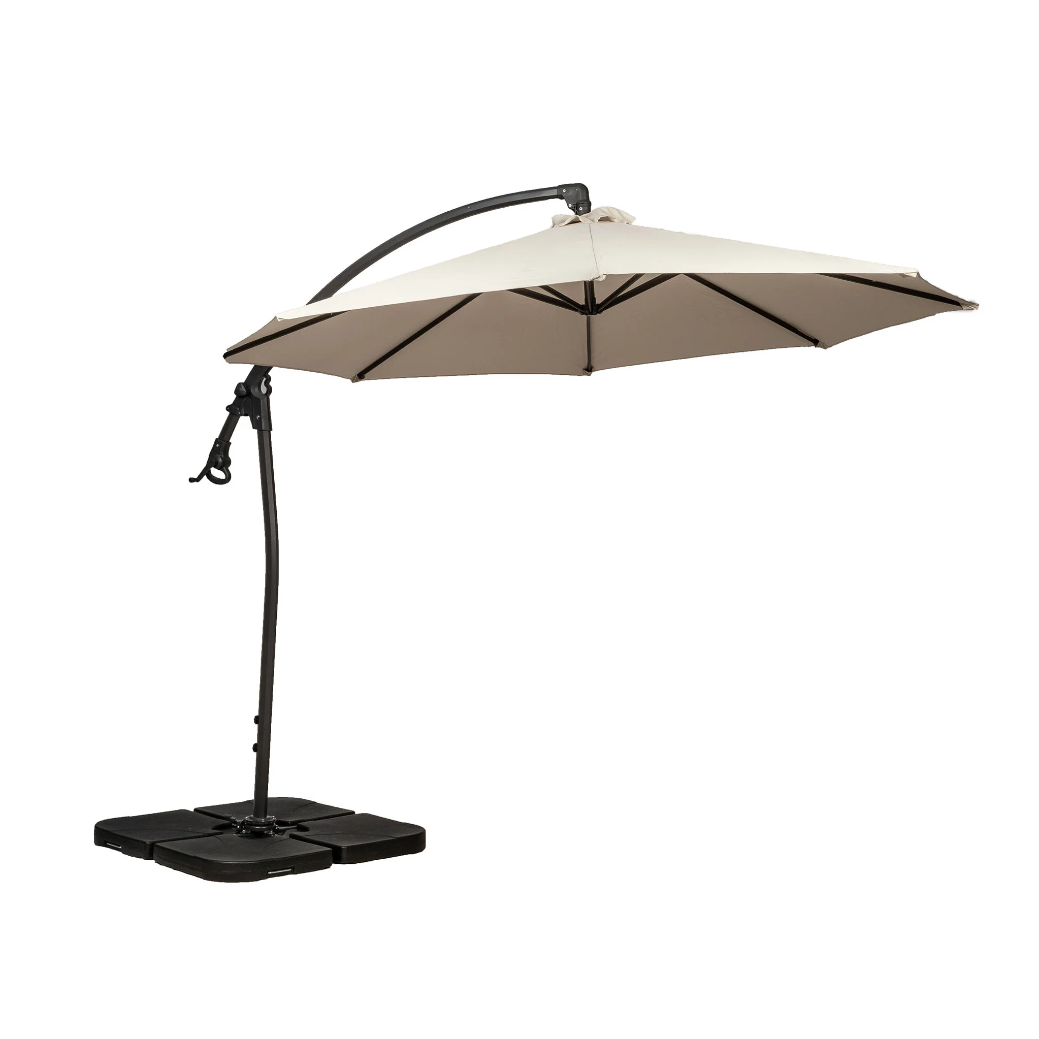 3m Deluxe Pedal Operated Cantilever Parasol - Image 15
