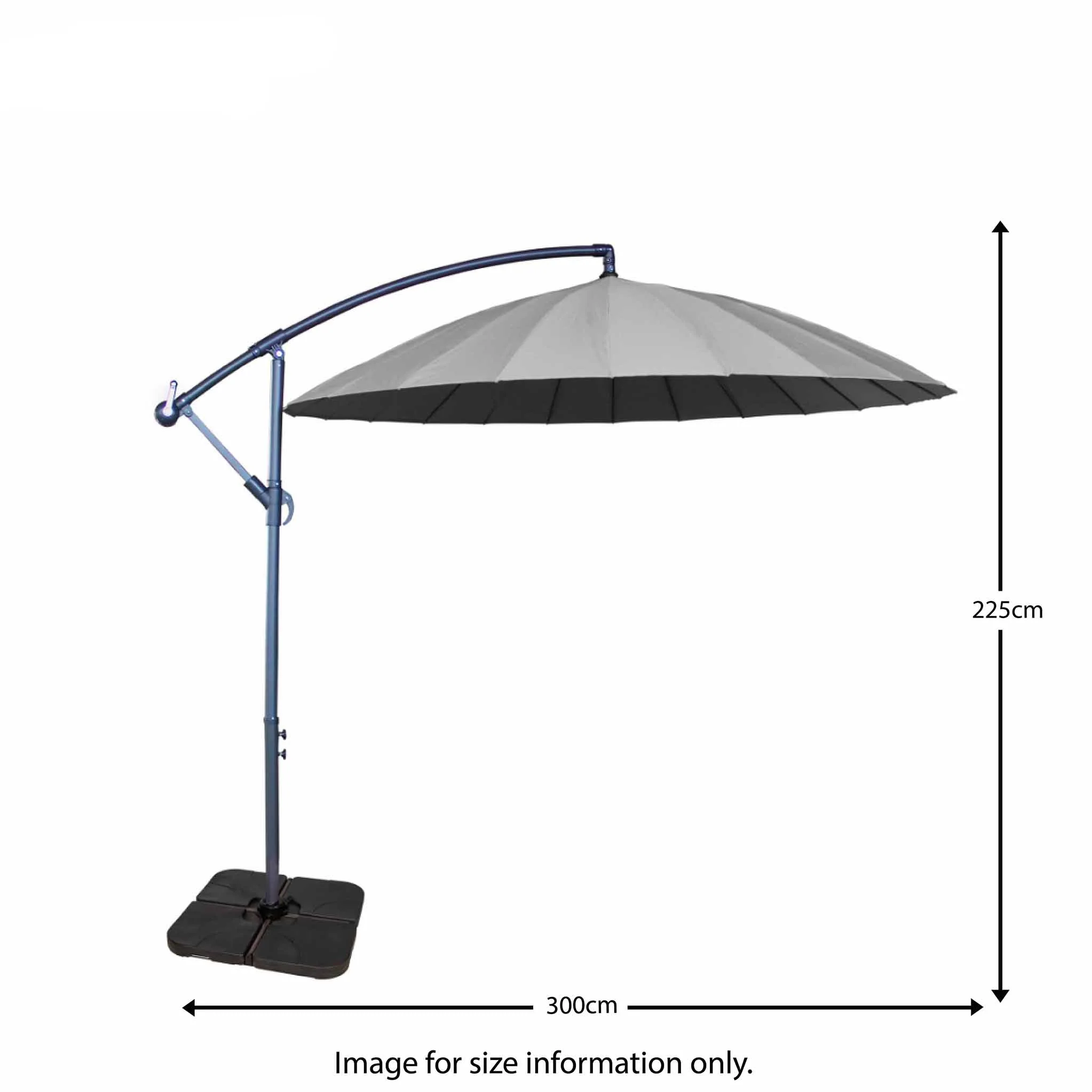 3m Shanghai Cantilever Parasol - Image 19