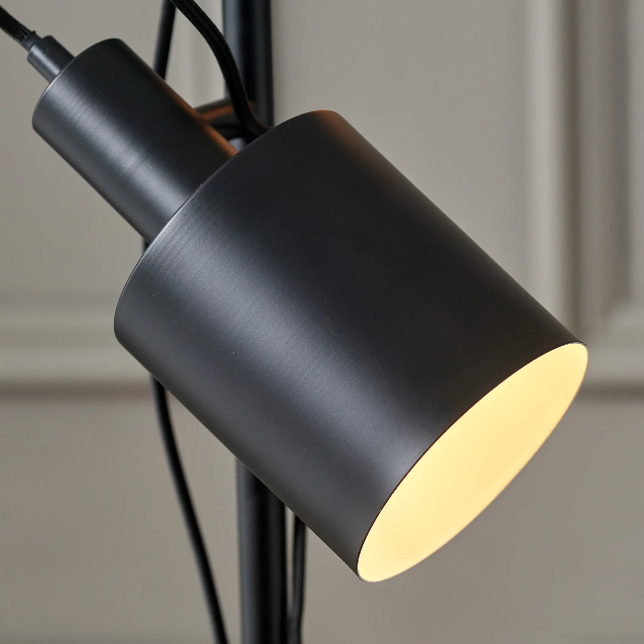 Aaron Black Metal Task Floor Lamp - Image 3