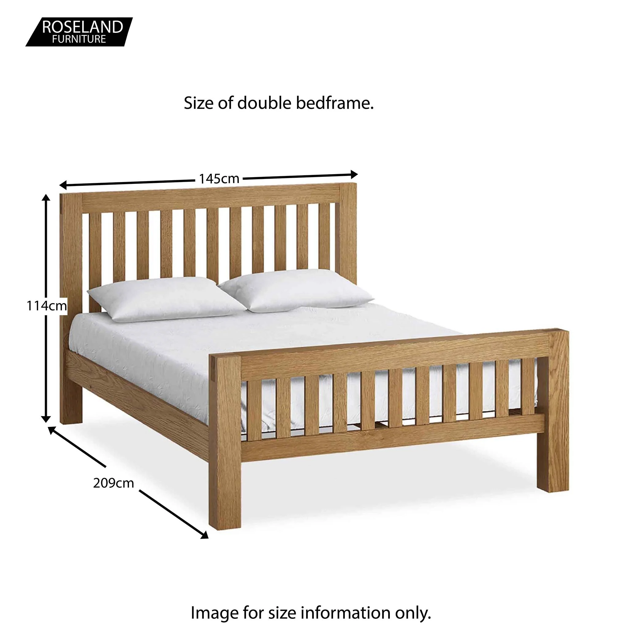 Abbey Grande Oak Bed Frame - Image 16