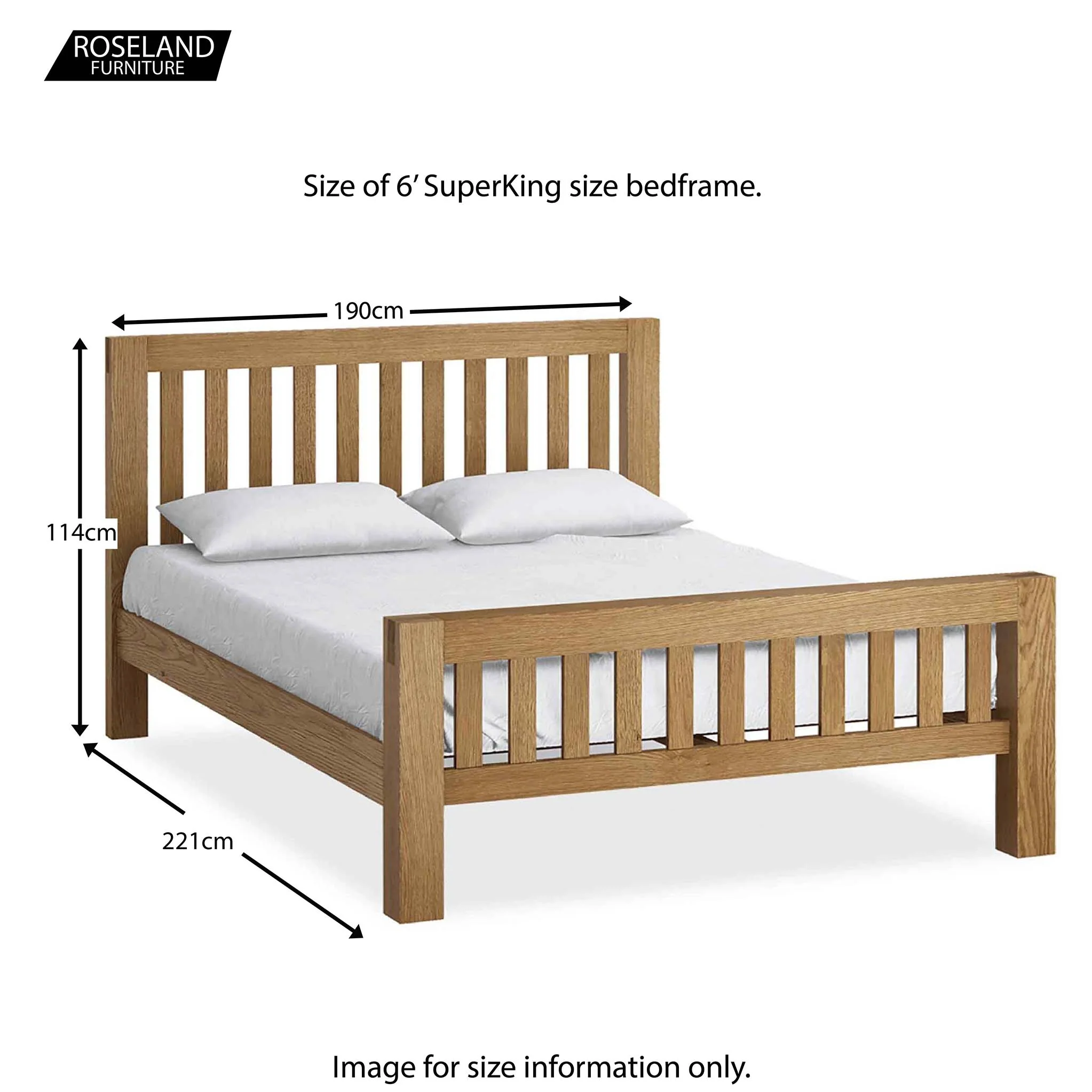 Abbey Grande Oak Bed Frame - Image 18