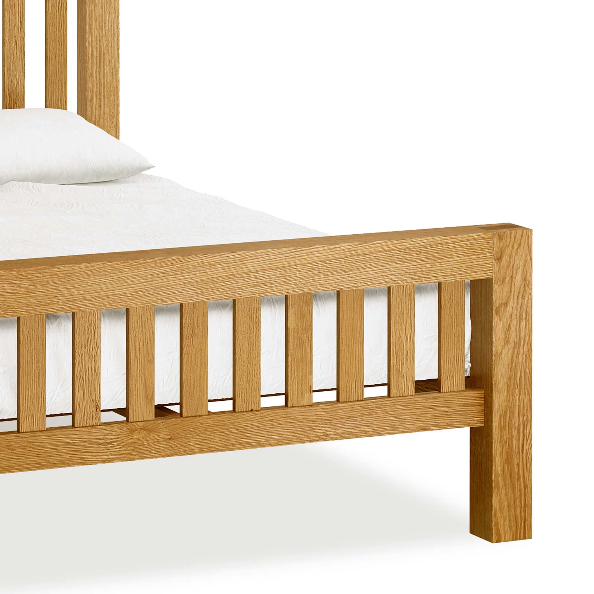 Abbey Grande Oak Bed Frame - Image 9