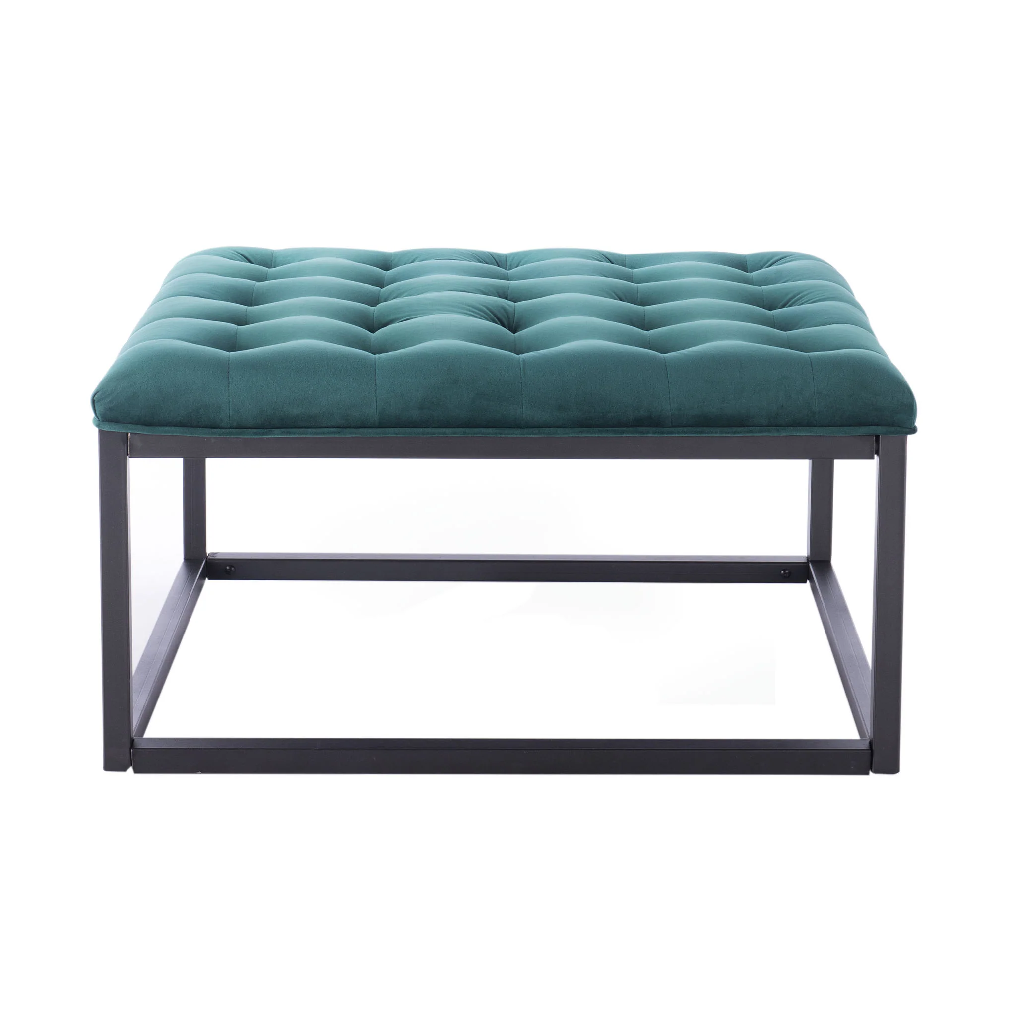 Adison Velvet Buttoned Footstool - Image 22