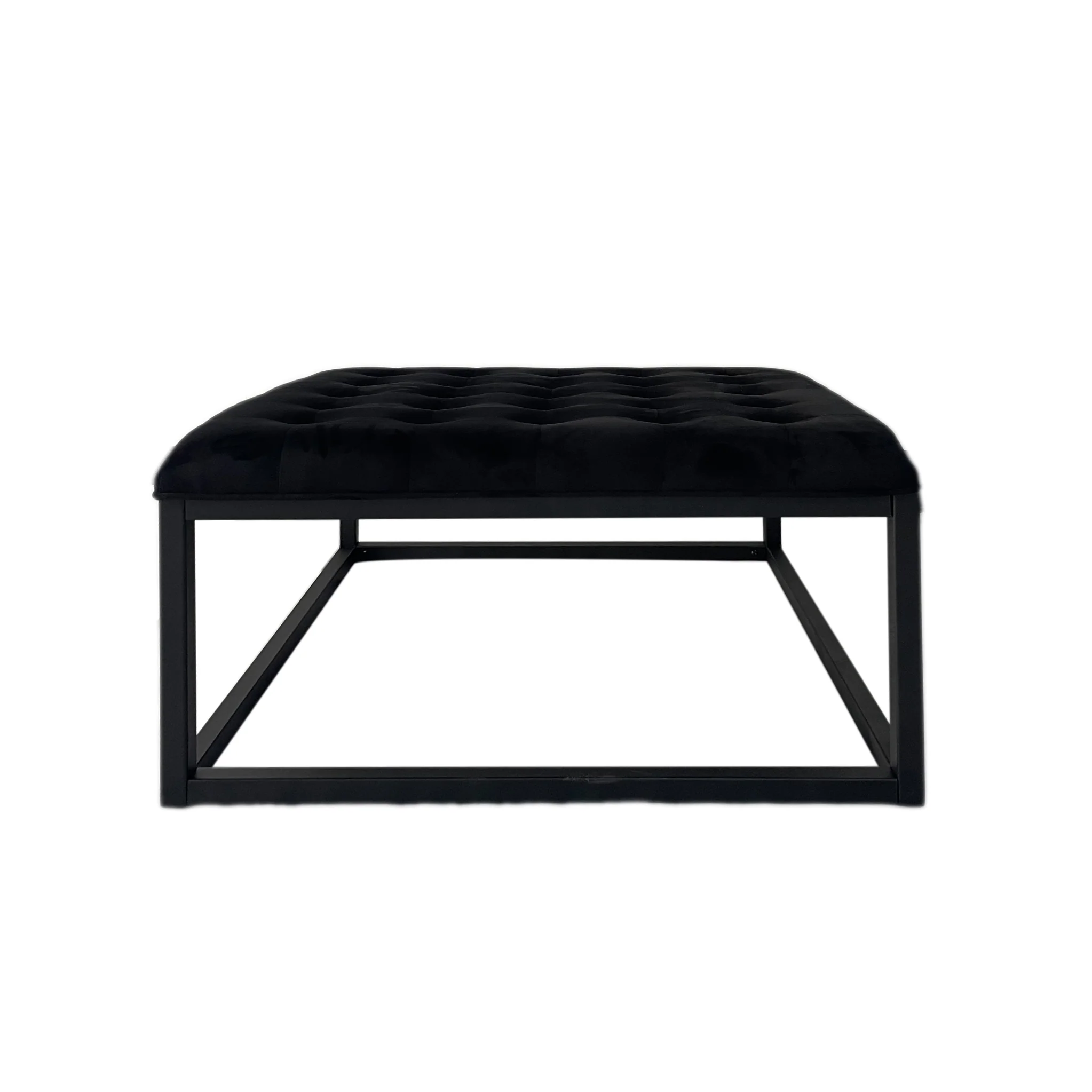Adison Velvet Buttoned Footstool - Image 25