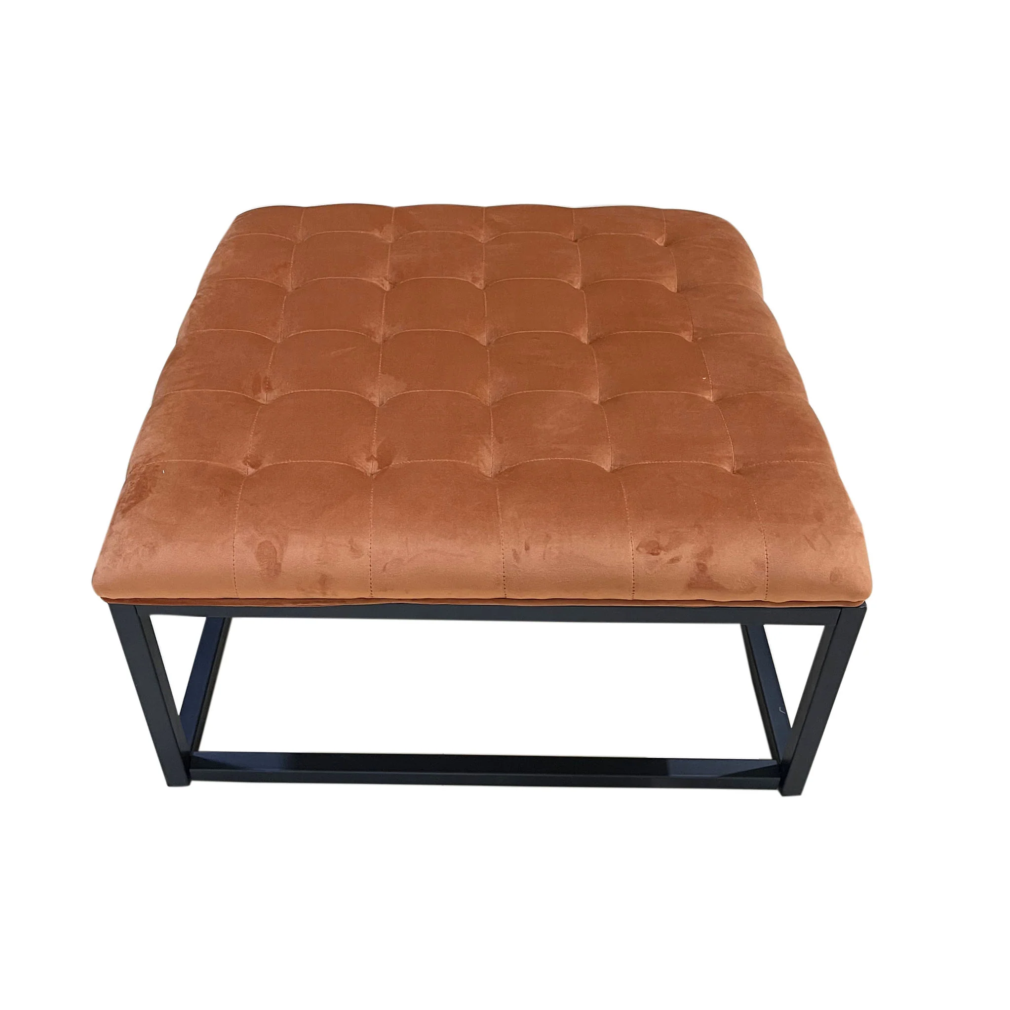 Adison Velvet Buttoned Footstool - Image 29