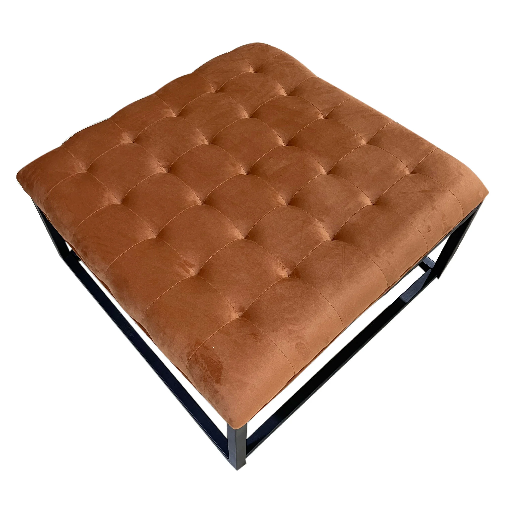 Adison Velvet Buttoned Footstool - Image 30