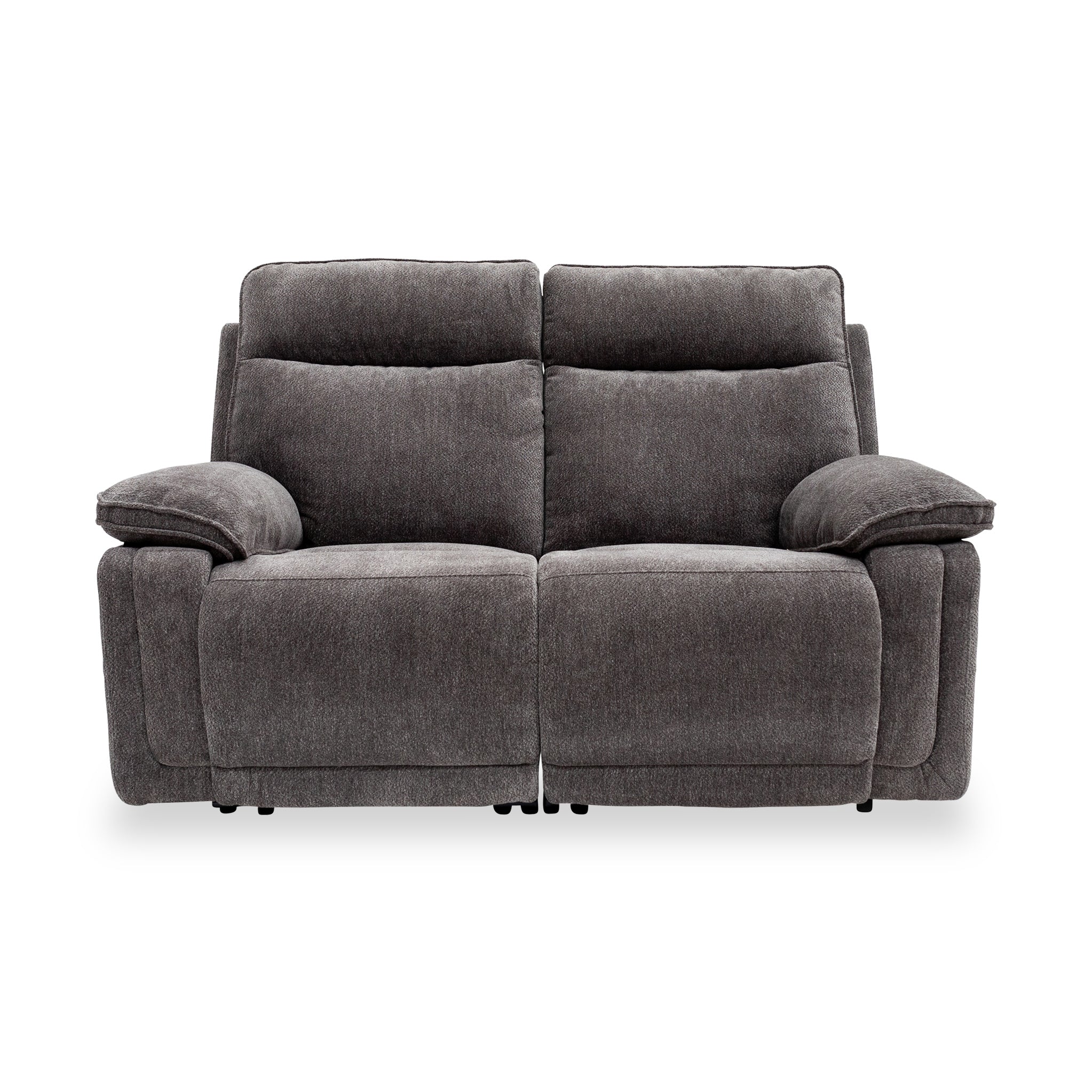 Adrian Soft Touch Fabric 2 Seater Power Recliner Sofa - Image 7