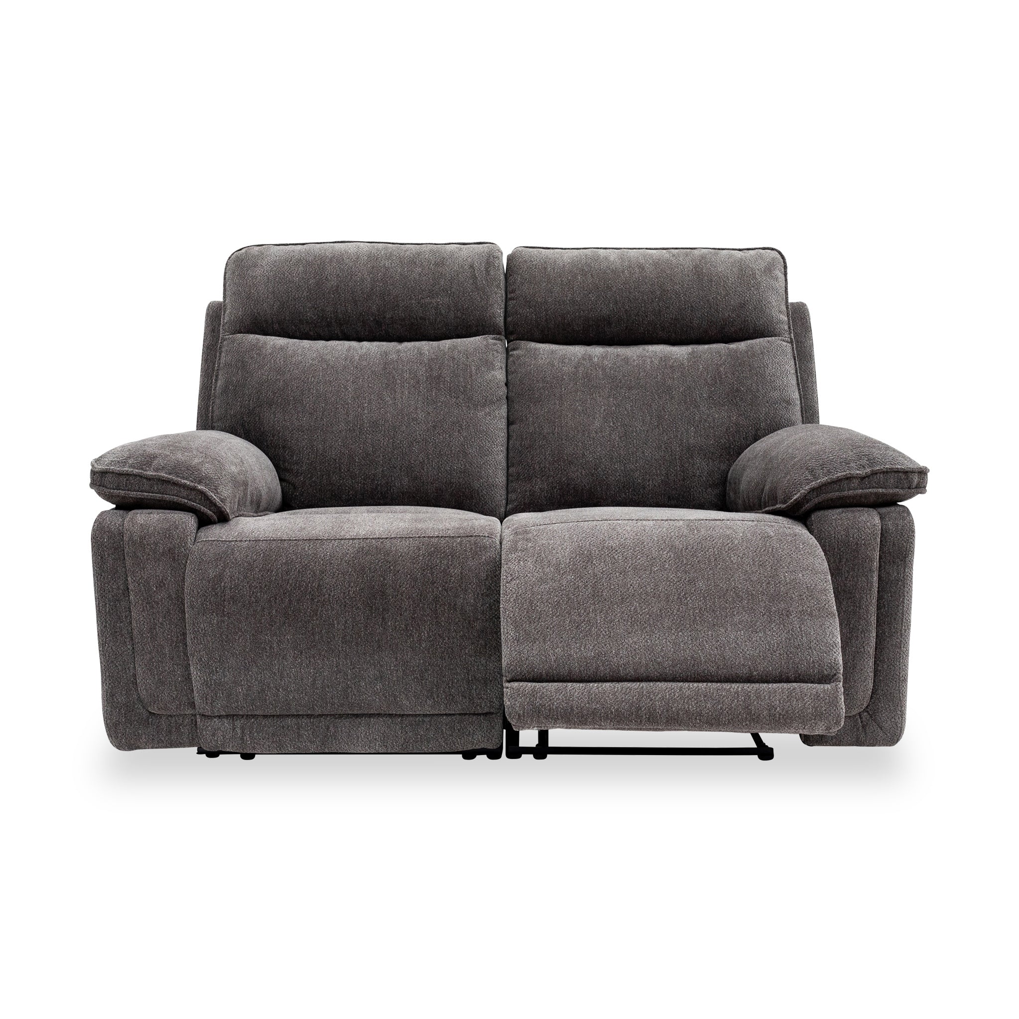 Adrian Soft Touch Fabric 2 Seater Power Recliner Sofa - Image 9
