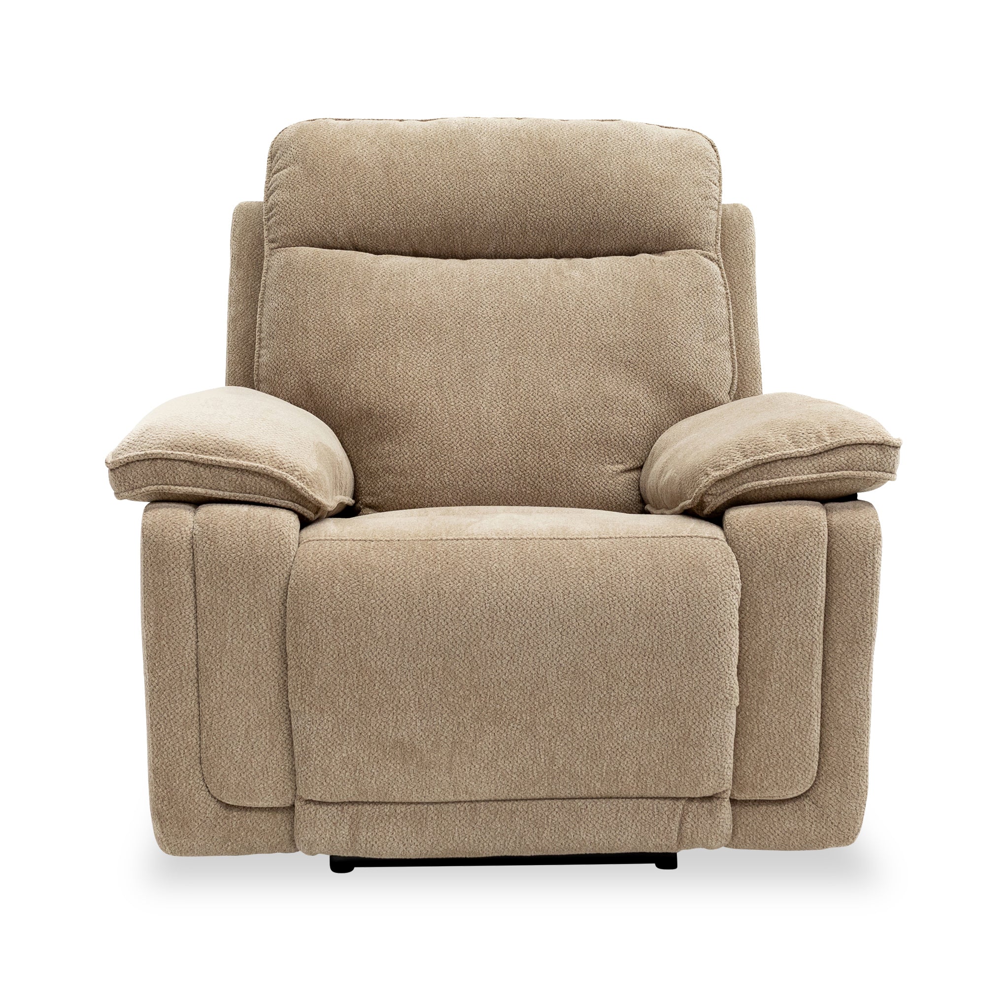 Adrian Soft Touch Fabric Power Recliner Armchair - Image 3