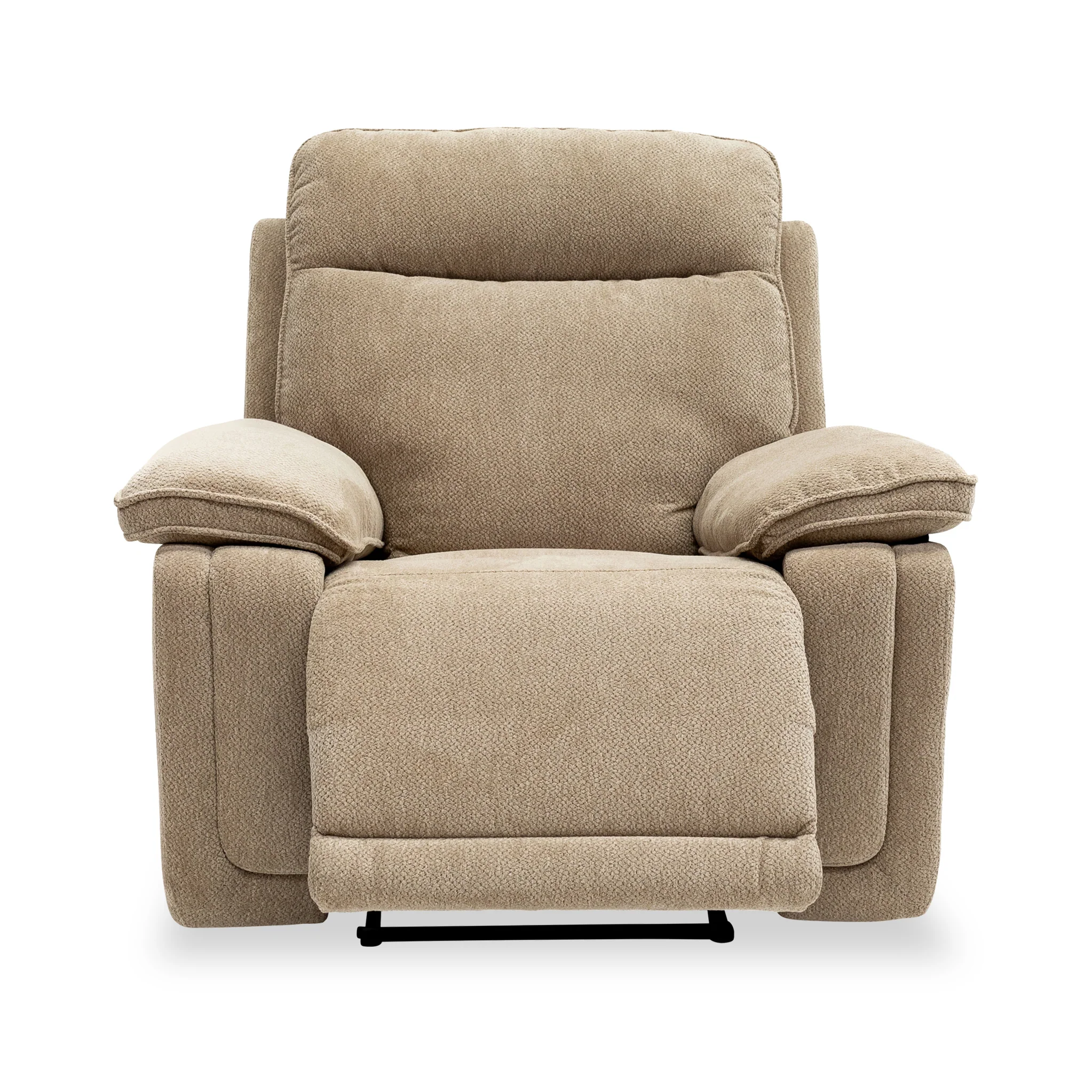 Adrian Soft Touch Fabric Power Recliner Armchair - Image 4