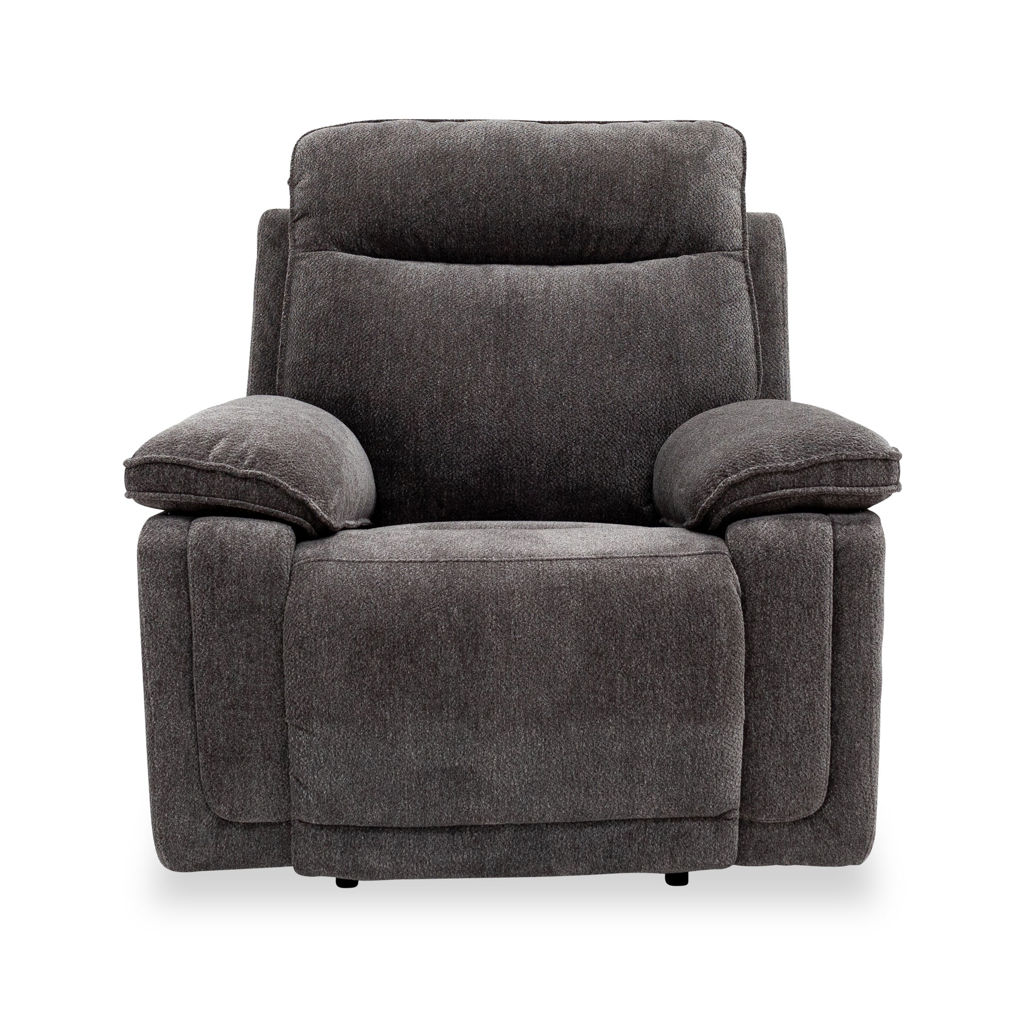 Adrian Soft Touch Fabric Power Recliner Armchair - Image 9