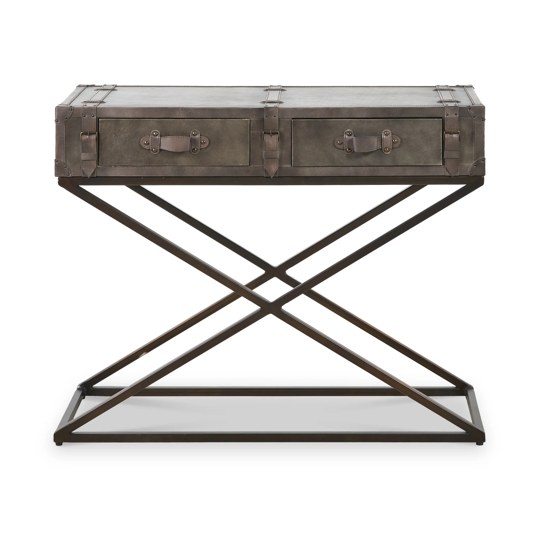 Adriano Leather Console Table - Image 3