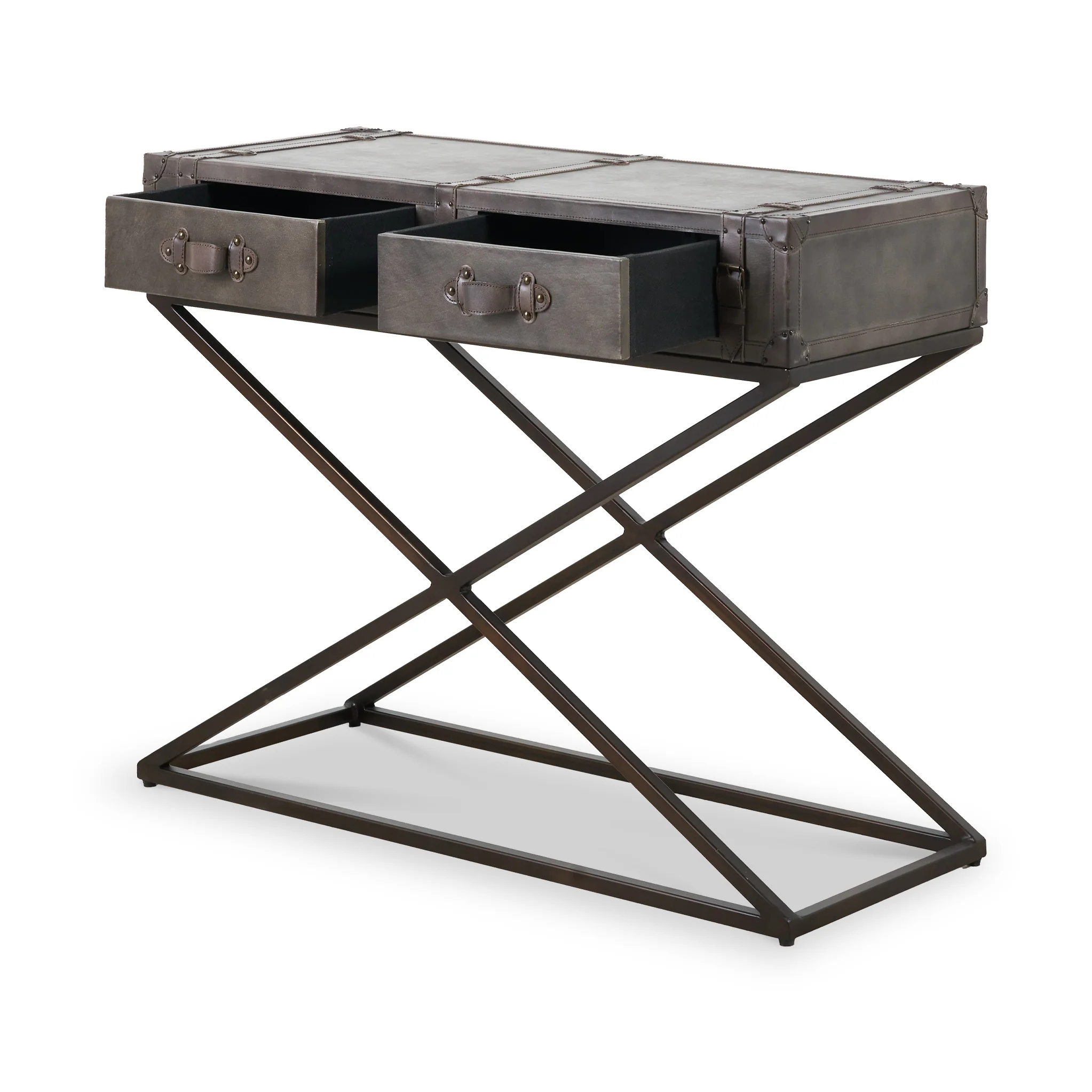 Adriano Leather Console Table - Image 4