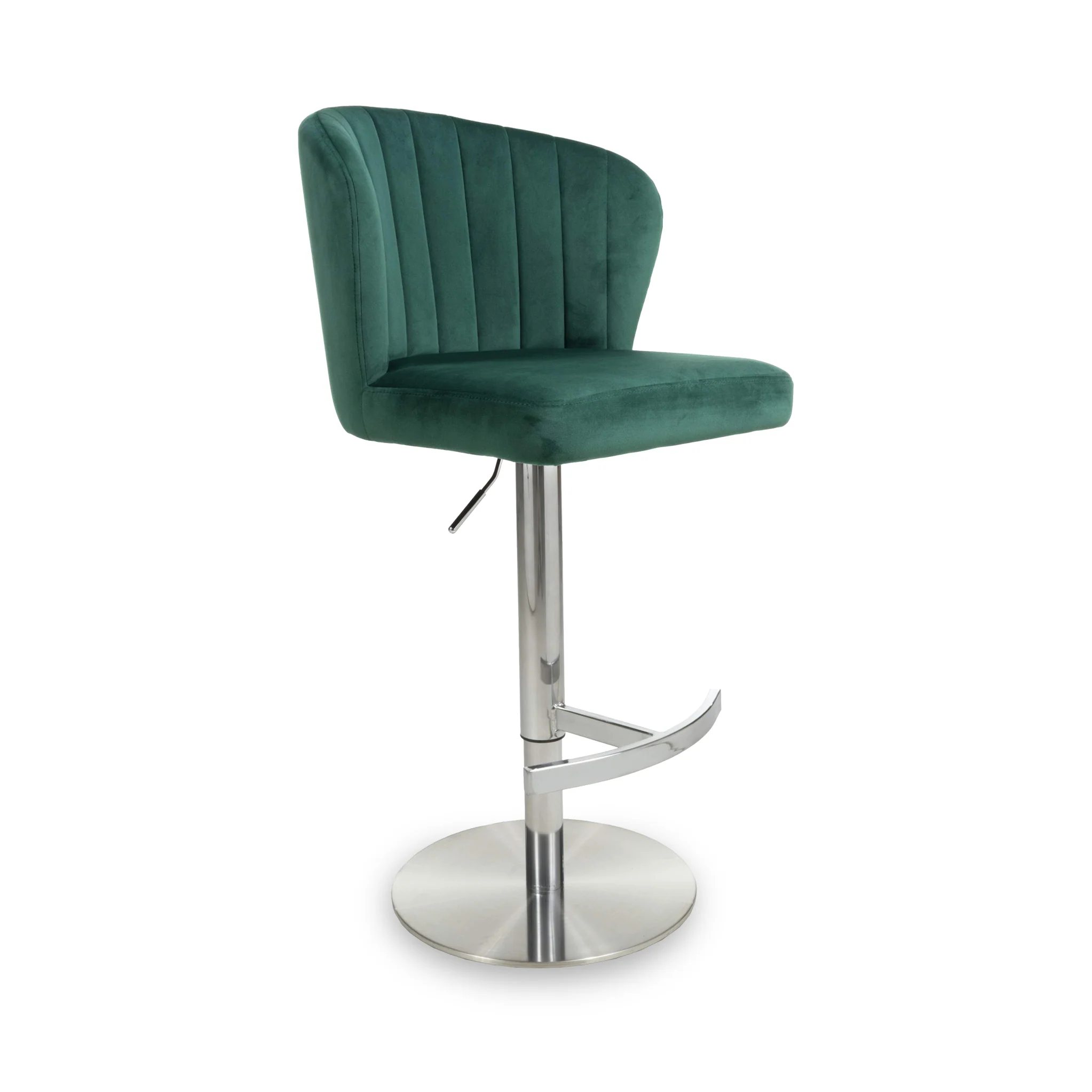 Adwen Brushed Velvet Bar Stool - Image 10