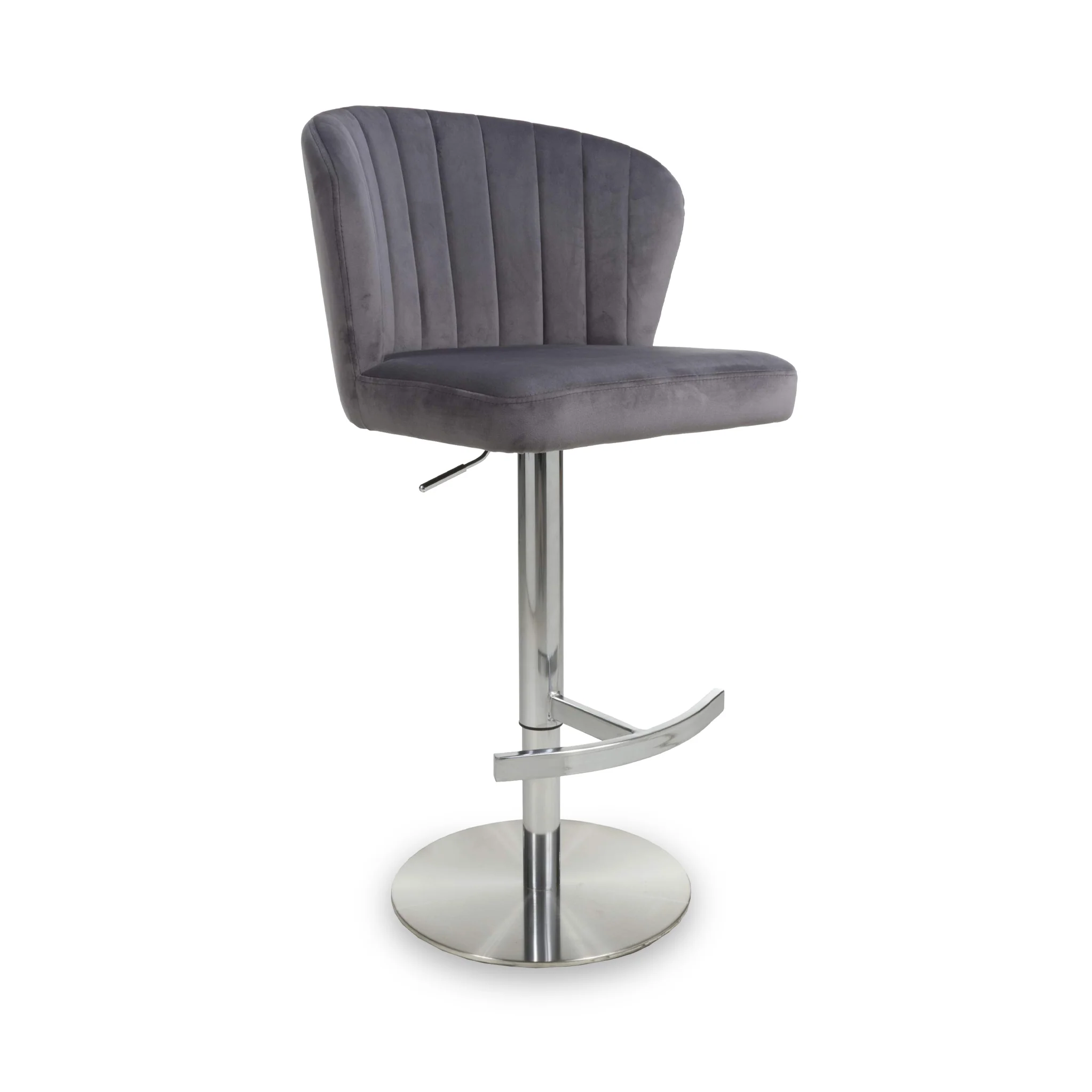 Adwen Brushed Velvet Bar Stool - Image 19