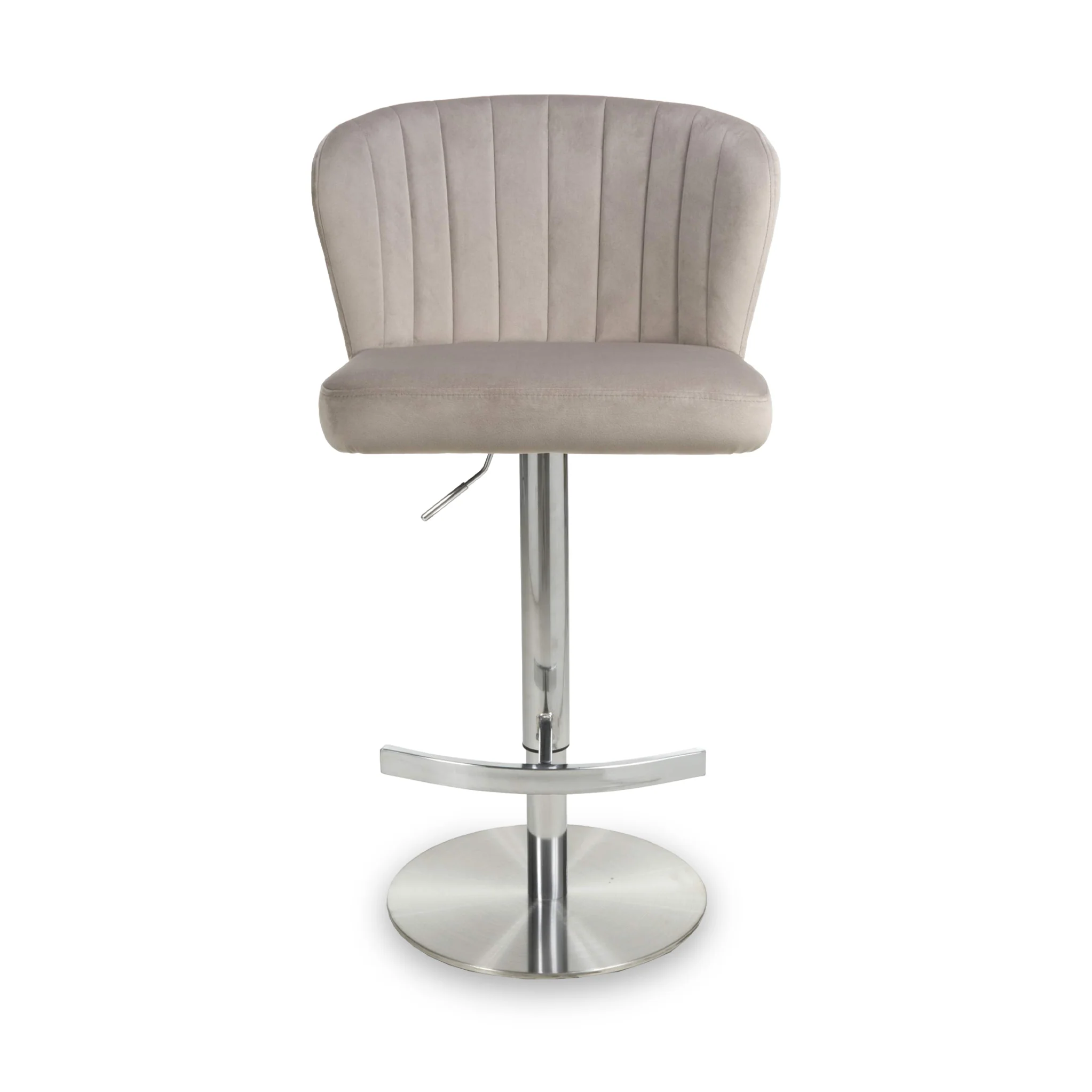 Adwen Brushed Velvet Bar Stool - Image 3
