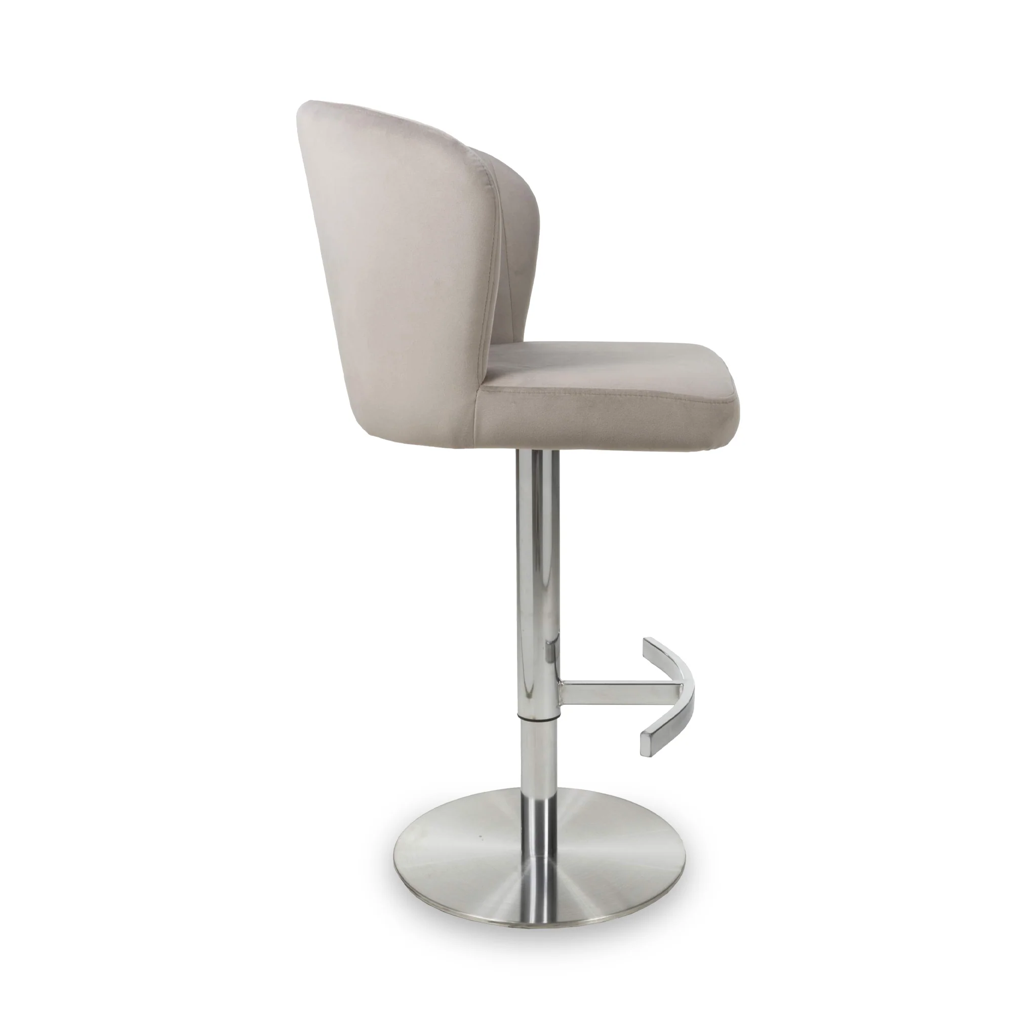 Adwen Brushed Velvet Bar Stool - Image 7