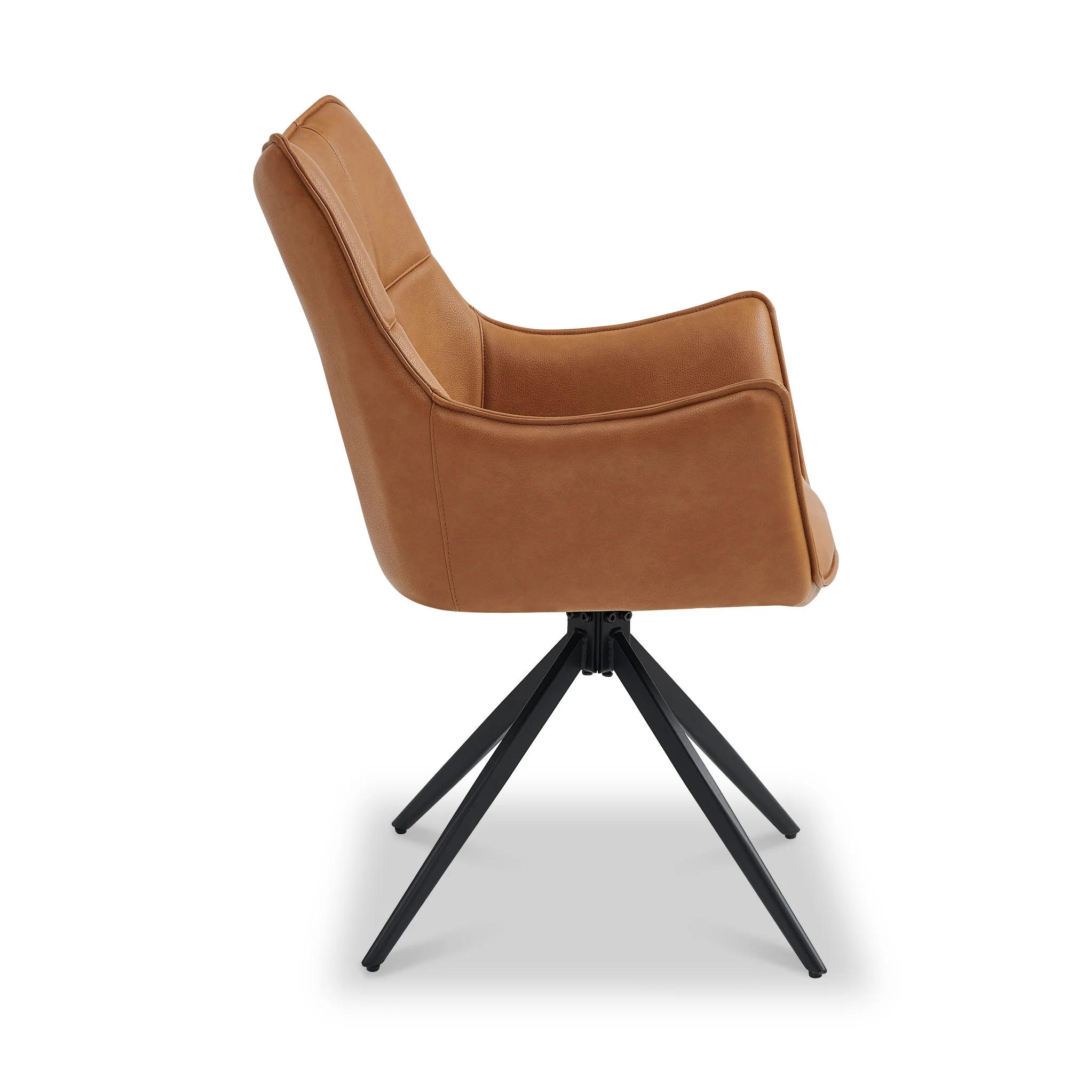 Aksel Faux Leather Wing Back Chair - Image 12