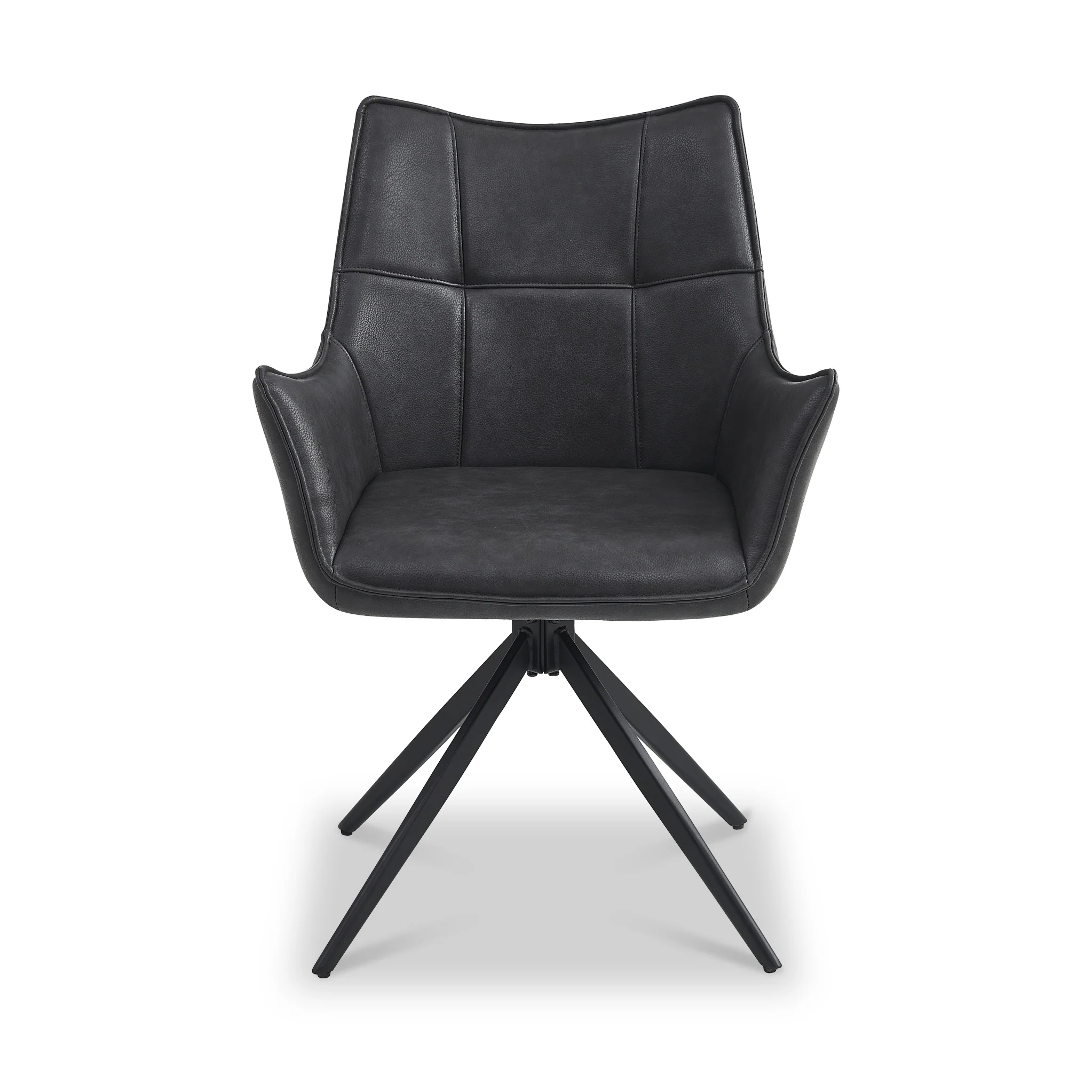 Aksel Faux Leather Wing Back Chair - Image 3