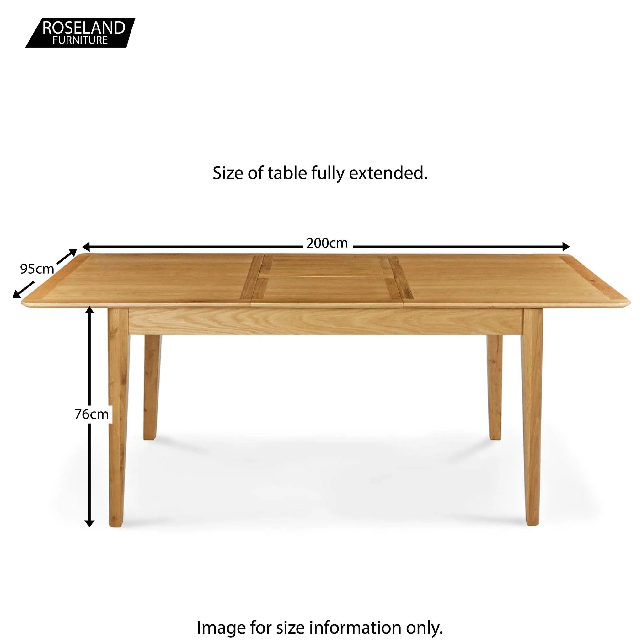 Alba Oak 150-200cm Extending Table - Image 14