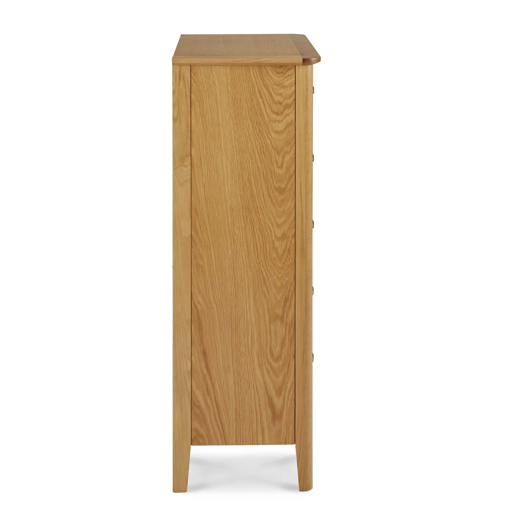 Alba Oak 5 Drawer Tallboy - Image 5