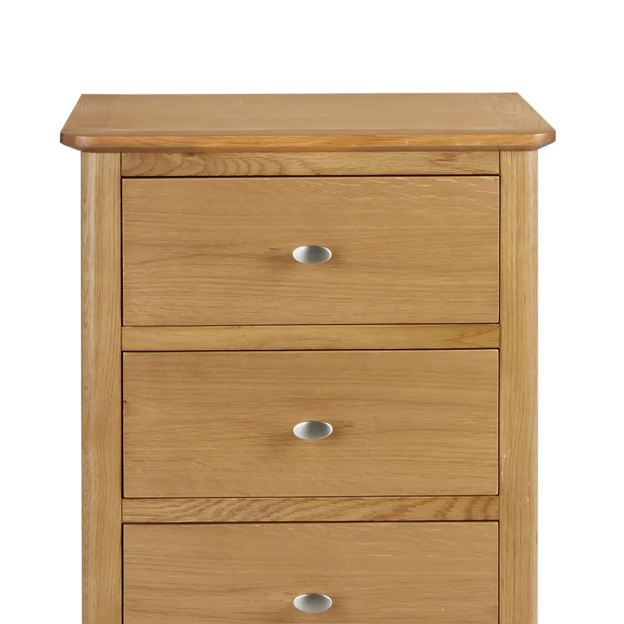 Alba Oak 5 Drawer Tallboy - Image 7