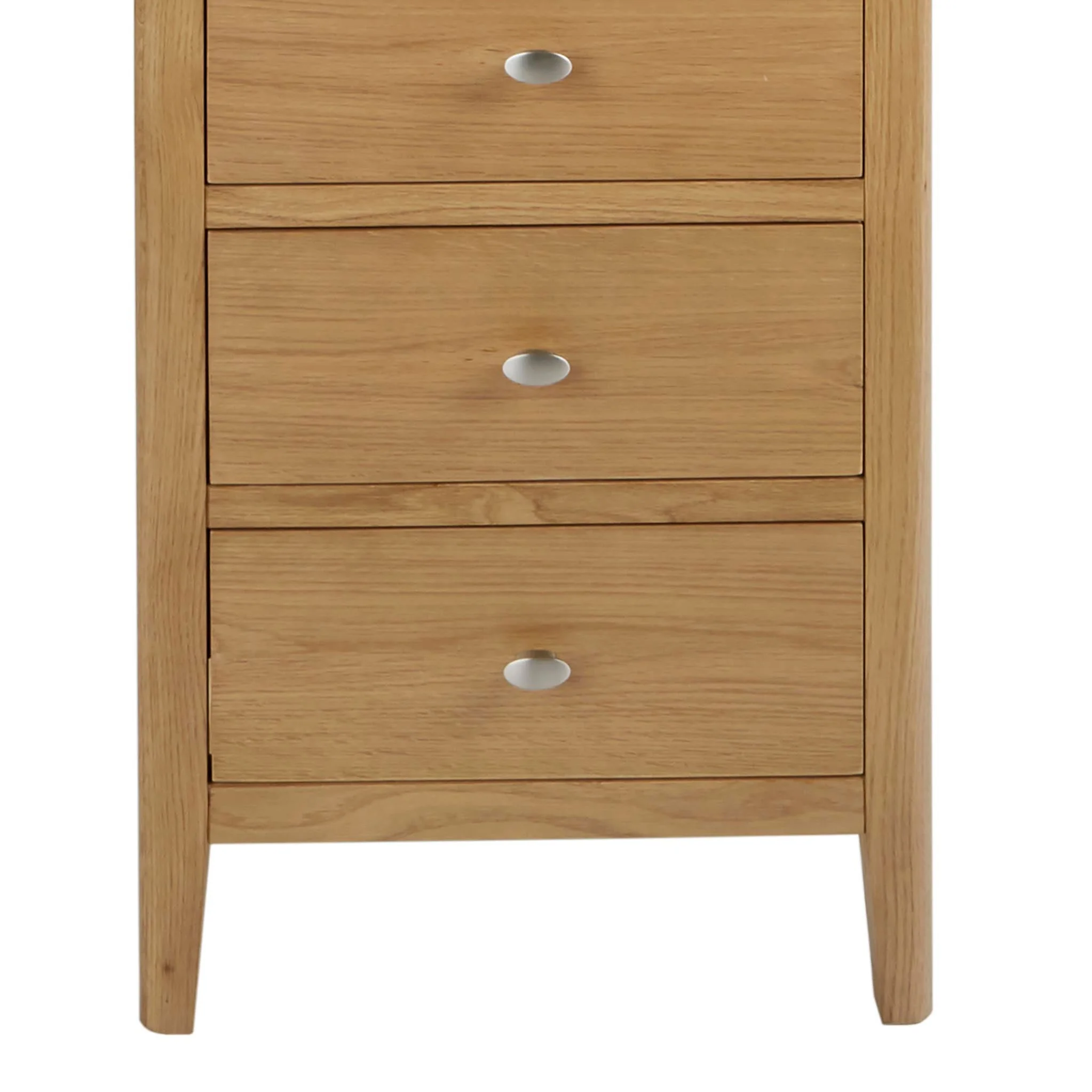 Alba Oak 5 Drawer Tallboy - Image 8