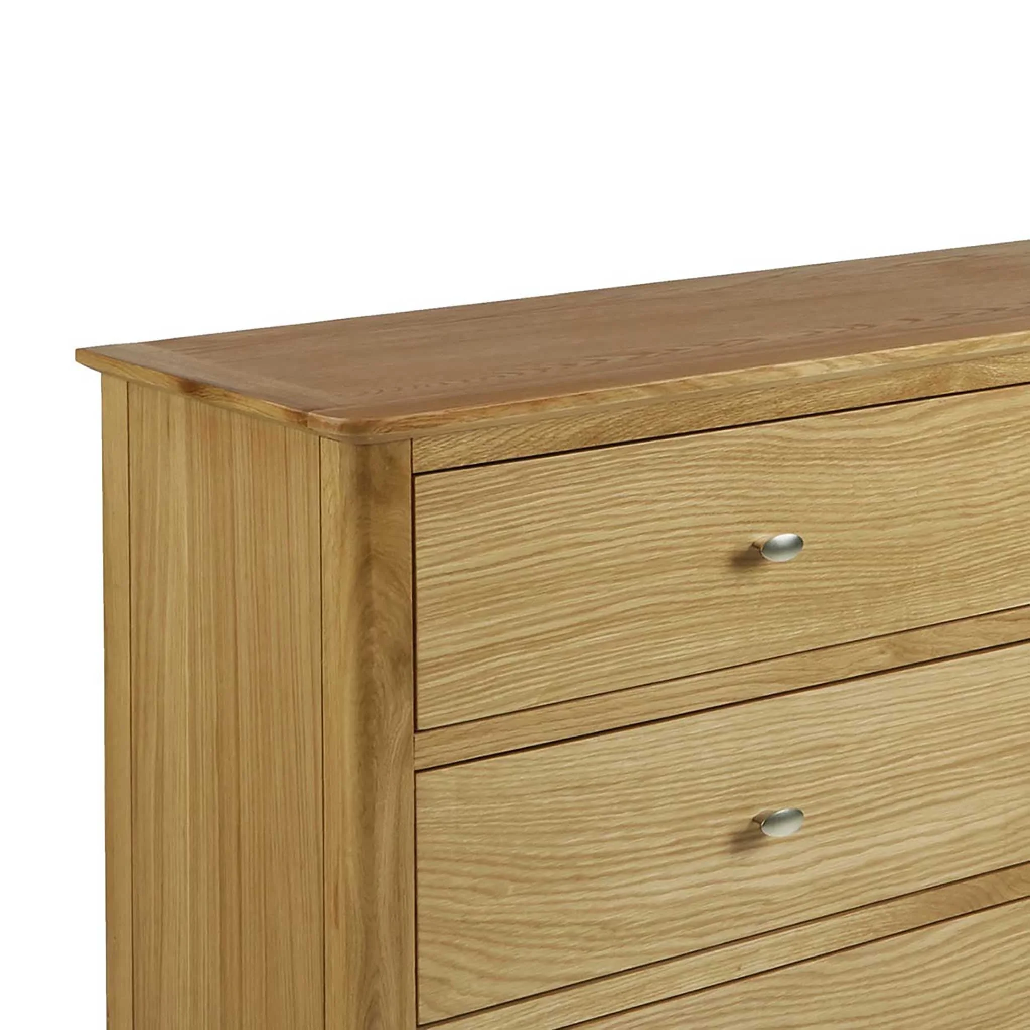 Alba Oak 6 Drawer Chest - Image 8