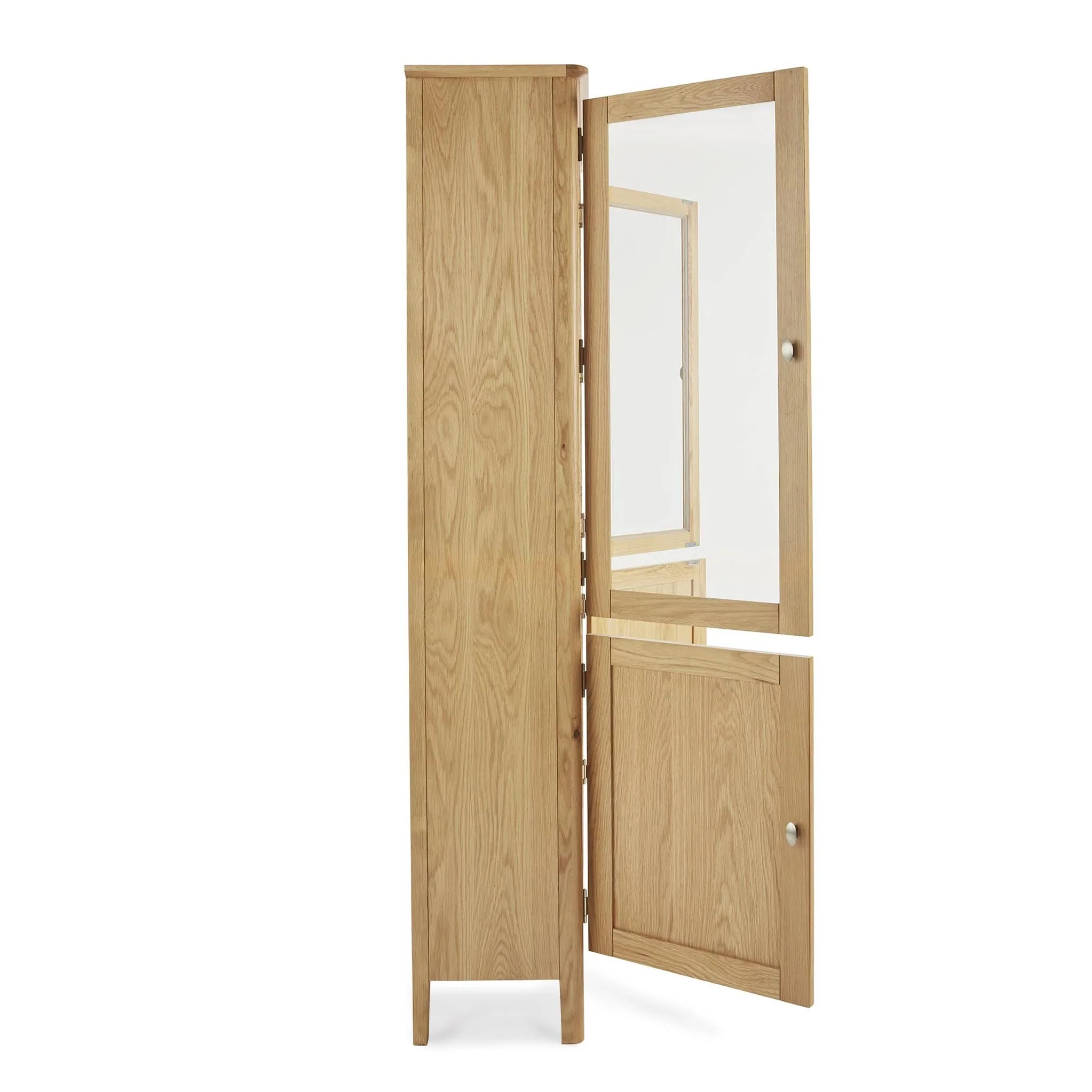 Alba Oak Display Cabinet - Image 5