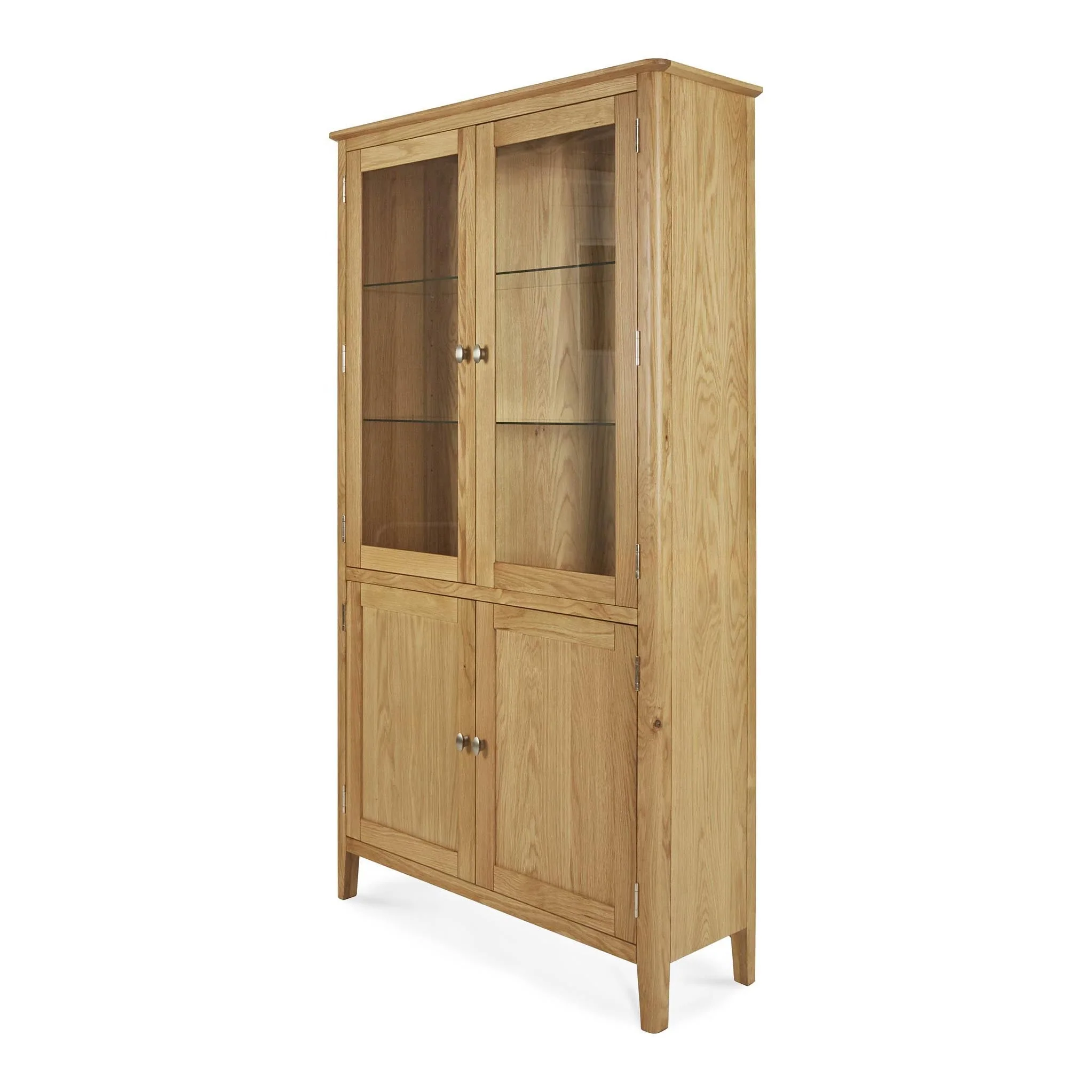 Alba Oak Display Cabinet - Image 6