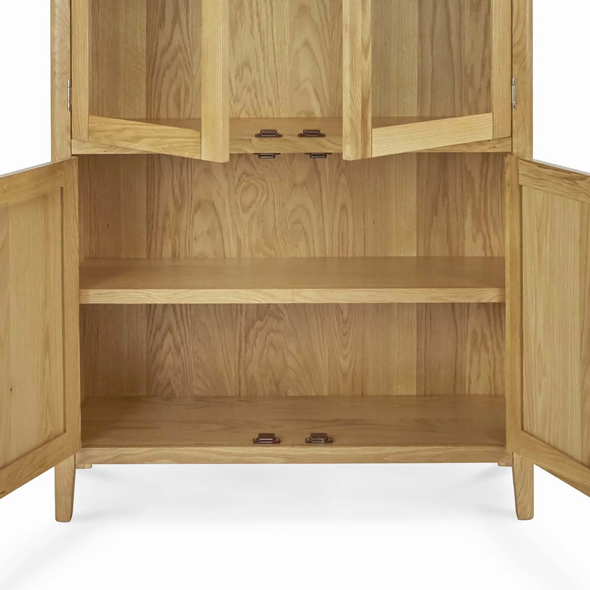 Alba Oak Display Cabinet - Image 8