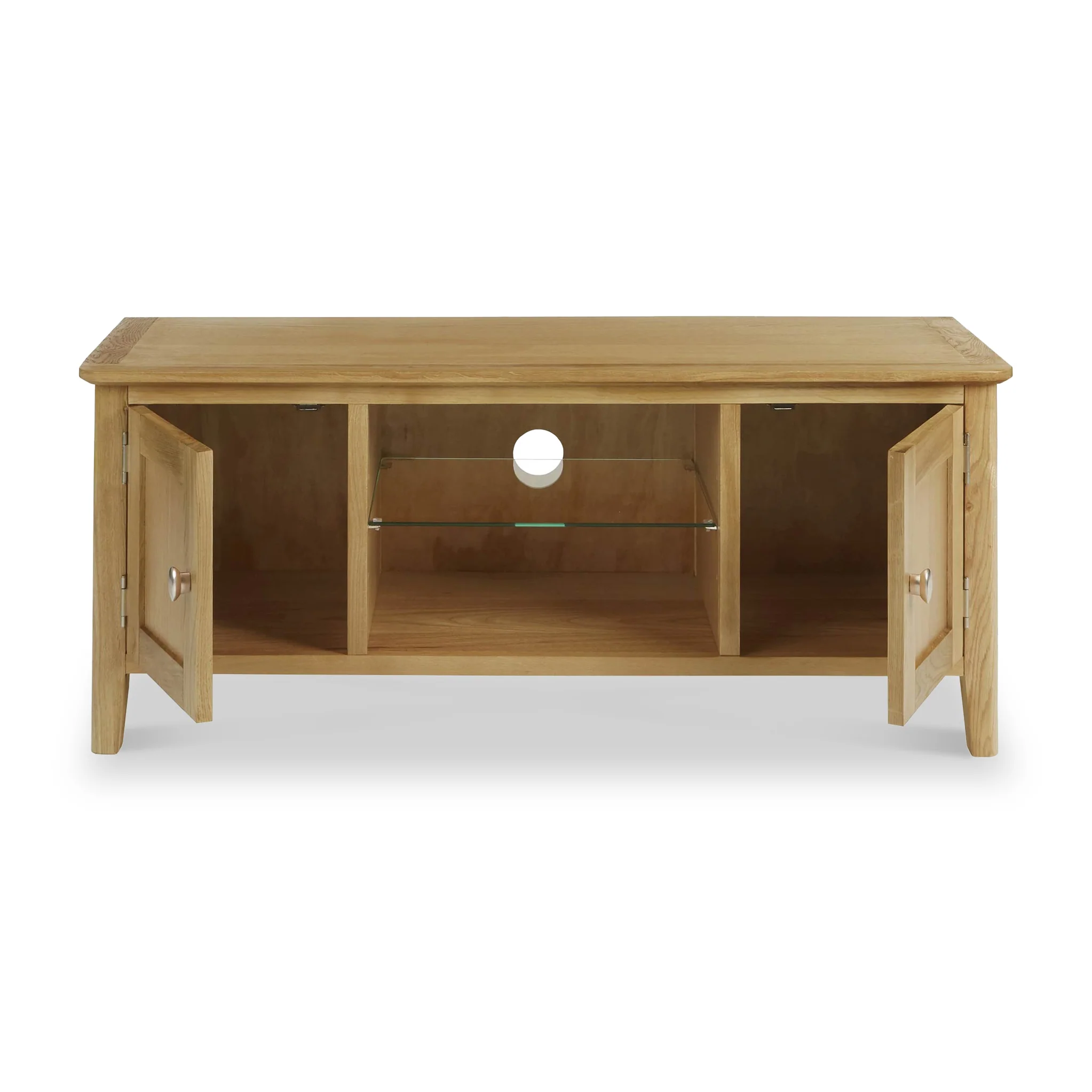 Alba Oak Large 120cm TV Stand - Image 2
