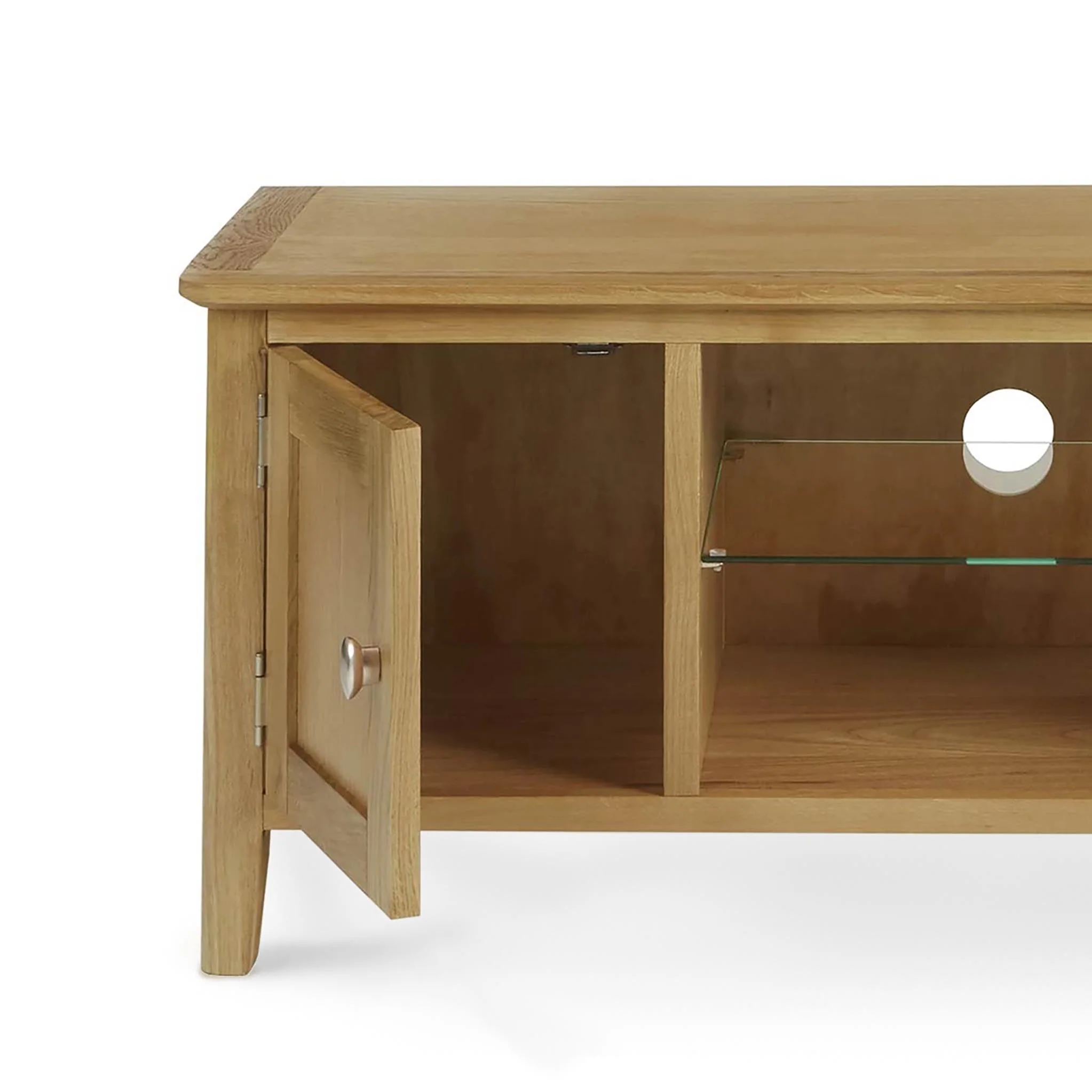 Alba Oak Large 120cm TV Stand - Image 7