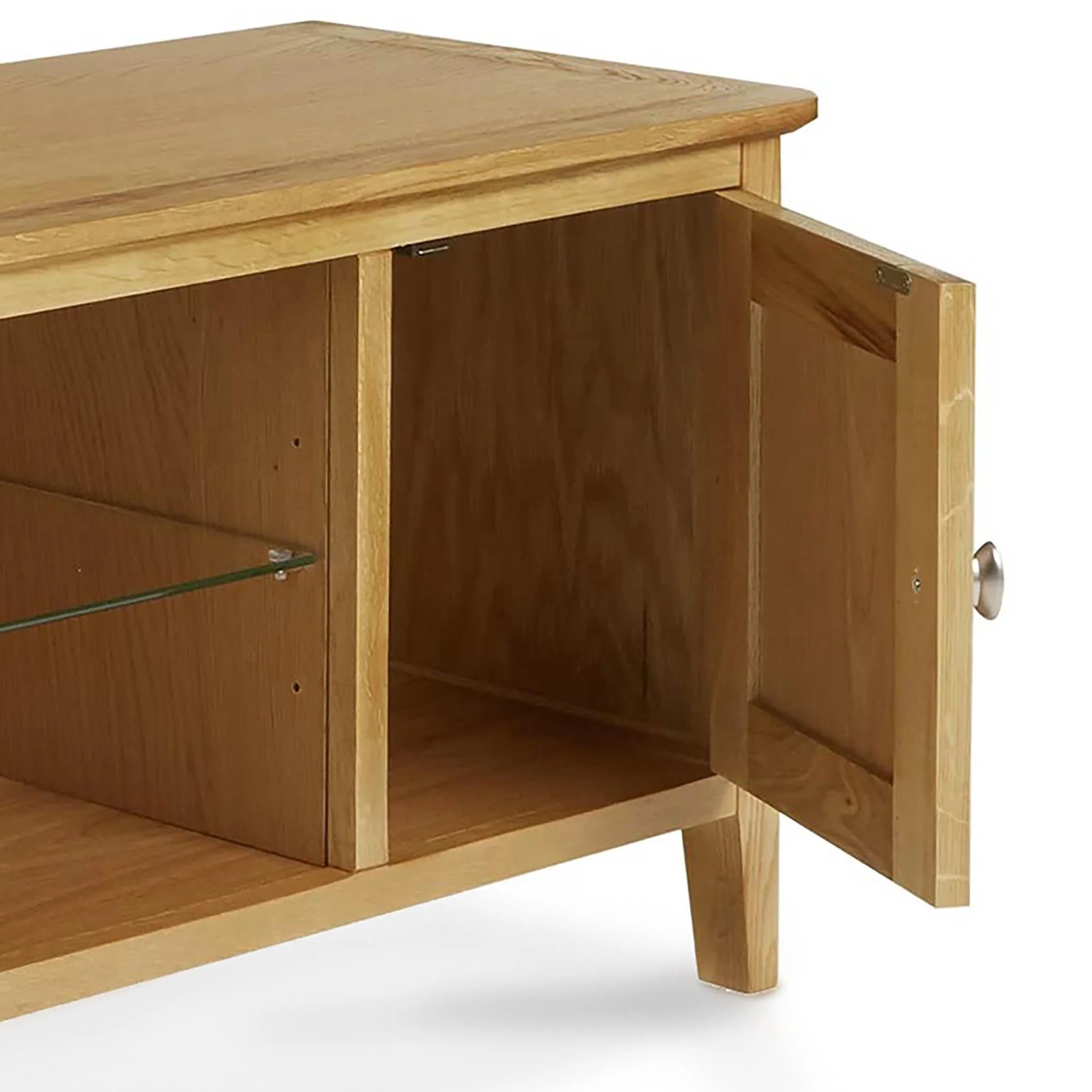 Alba Oak Large 120cm TV Stand - Image 8