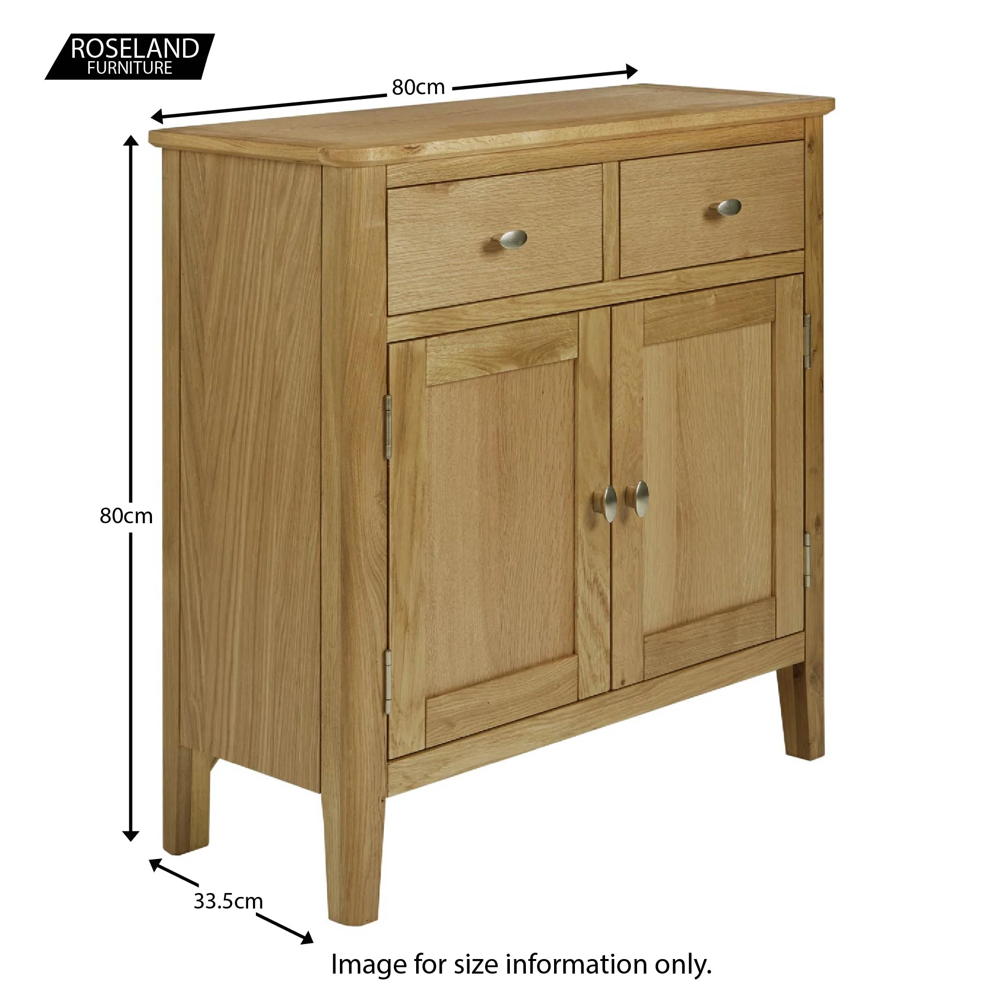 Alba Oak Mini Sideboard - Image 13