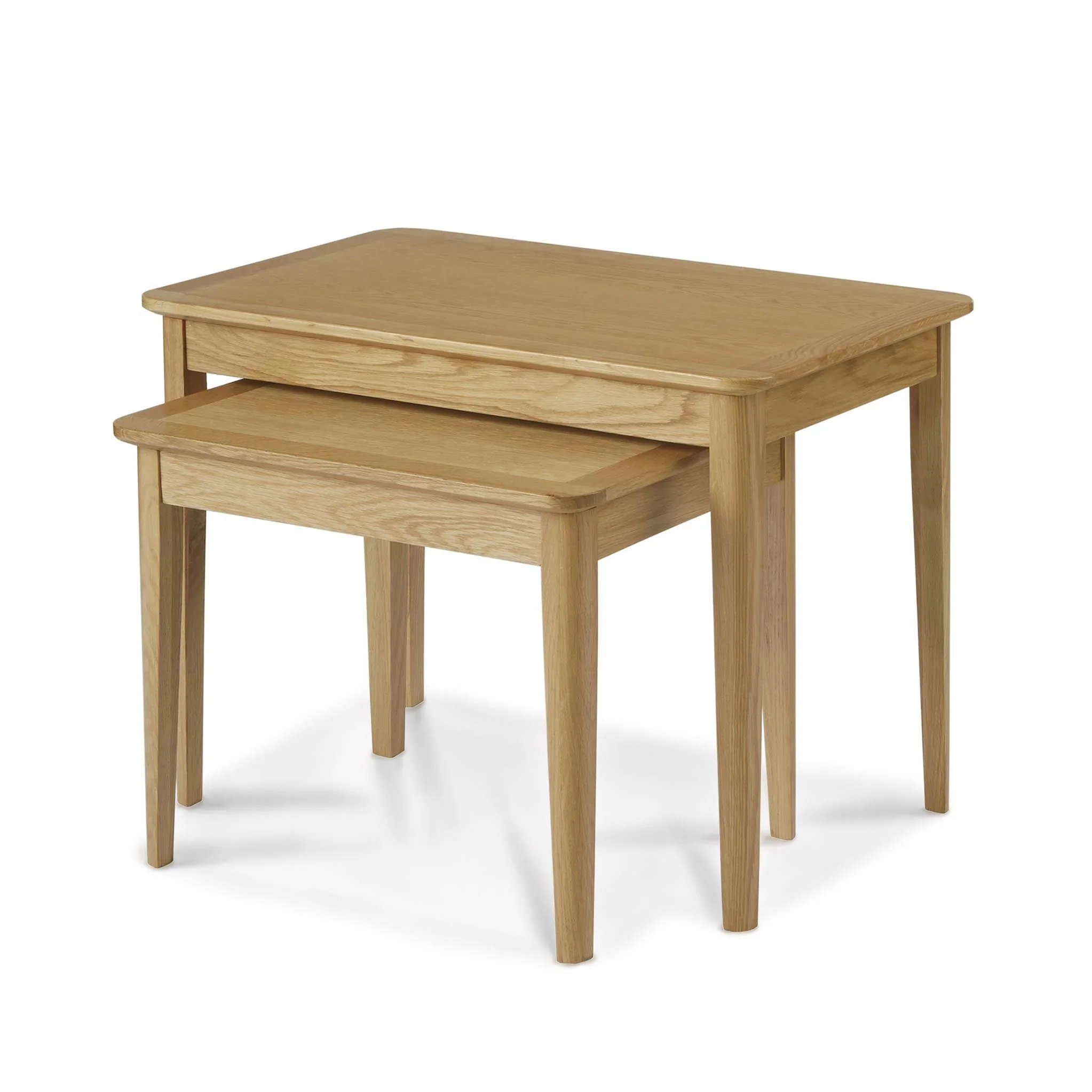 Alba Oak Nest of Tables - Image 4