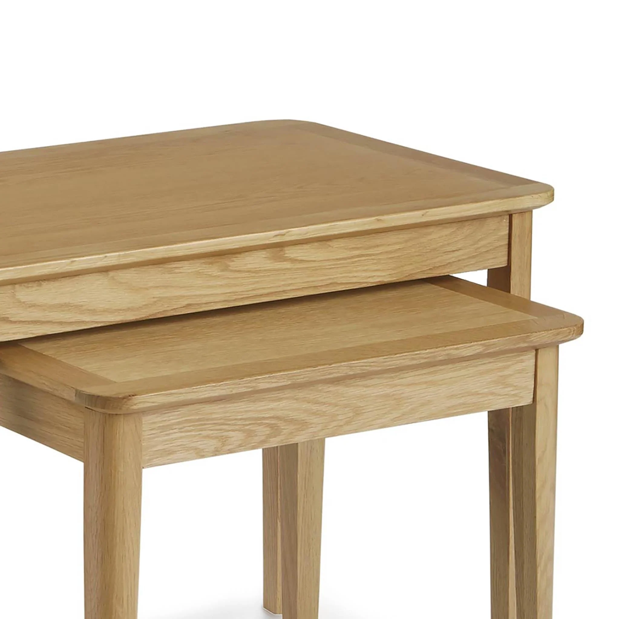 Alba Oak Nest of Tables - Image 6