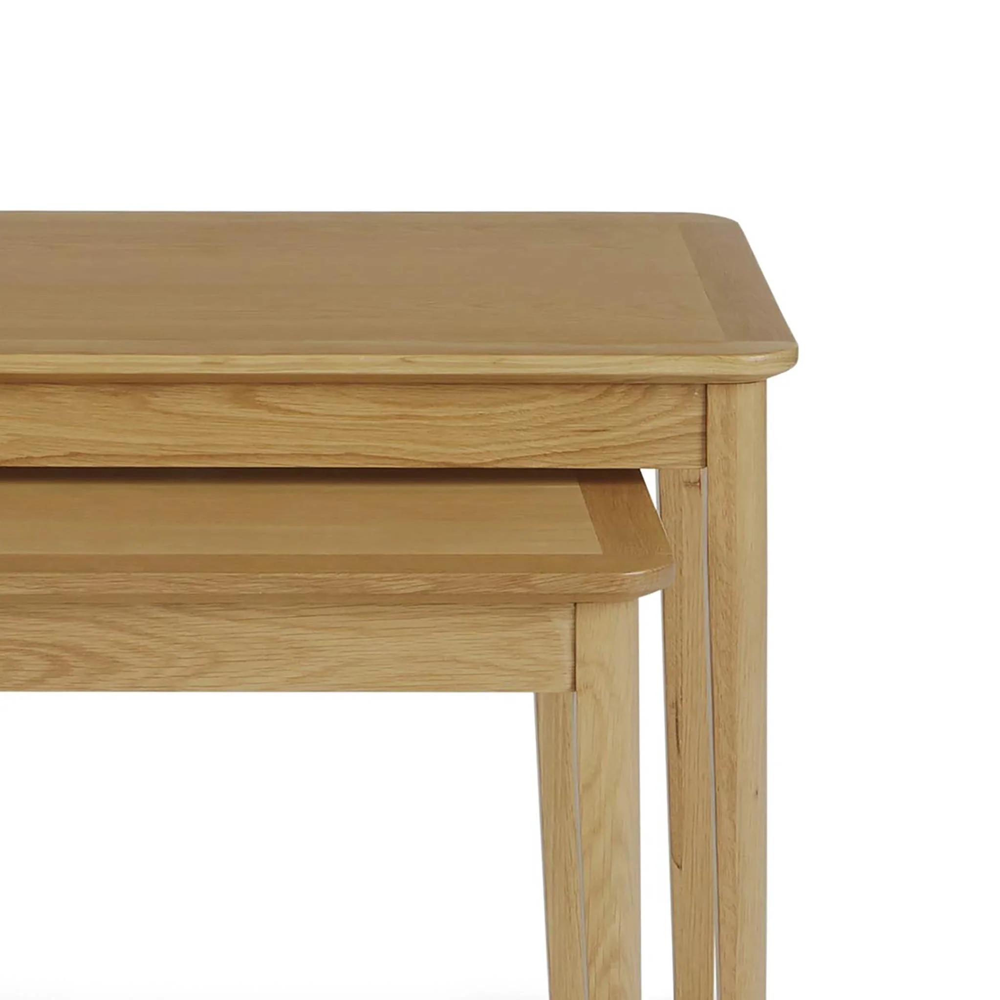 Alba Oak Nest of Tables - Image 7
