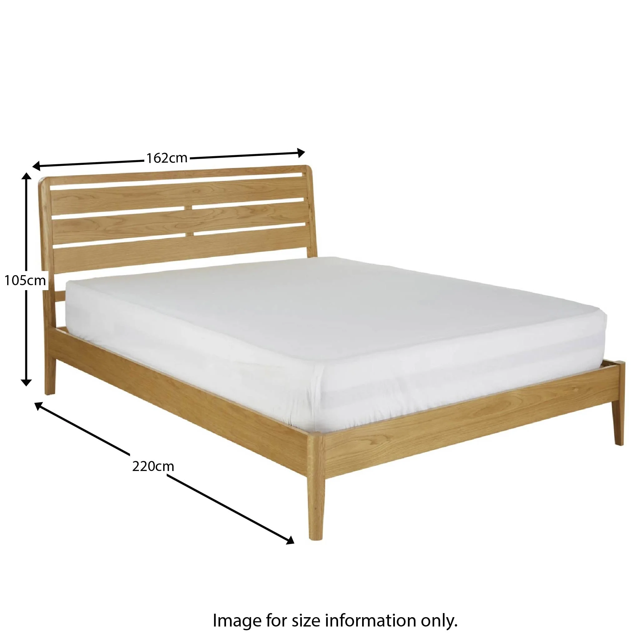 Alba Oak Bed Frame - Image 10
