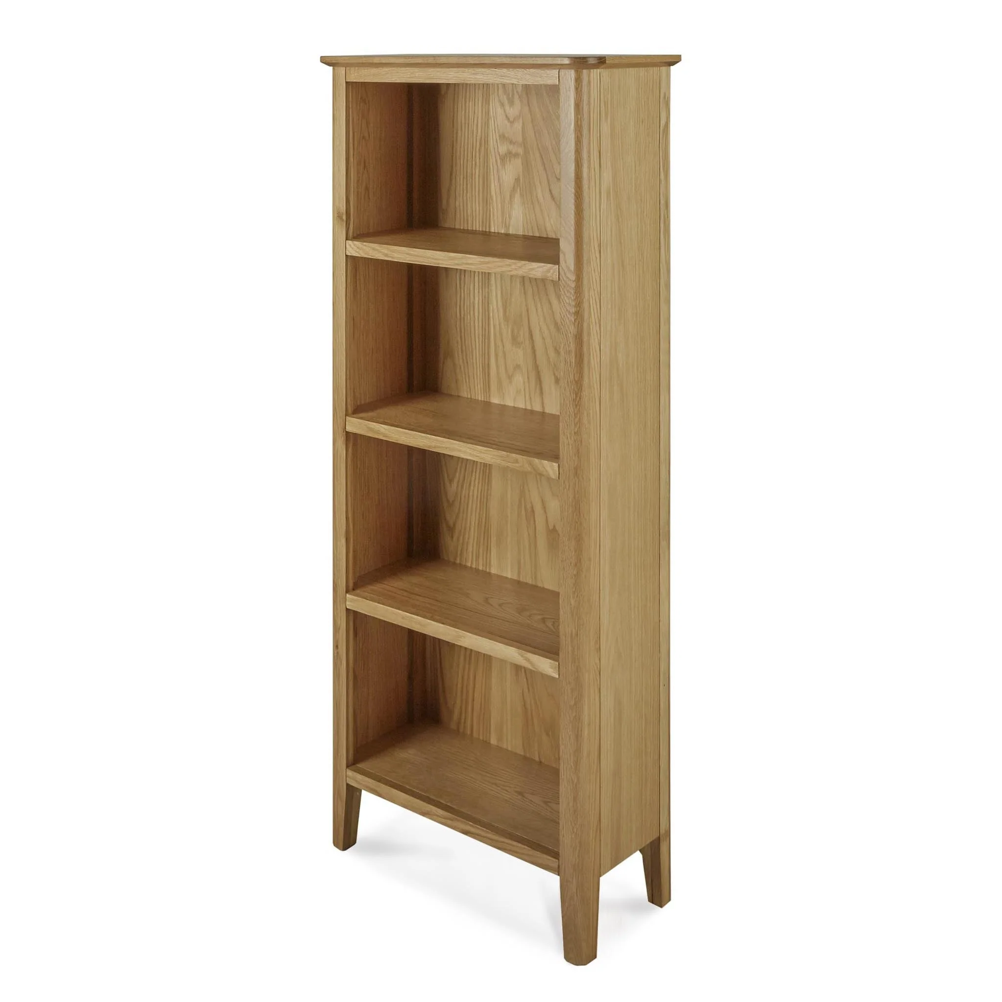 Alba Oak Slim Bookcase - Image 3