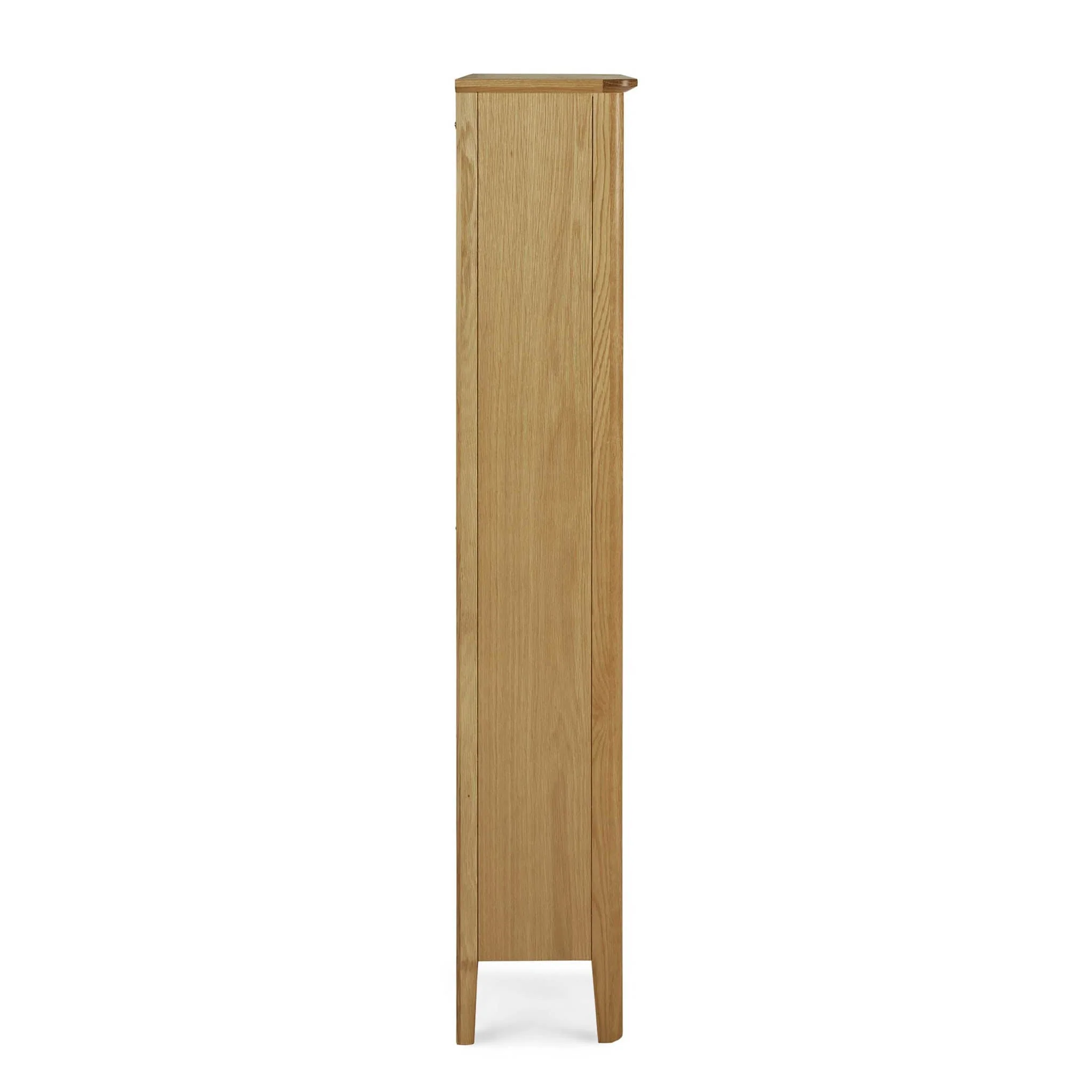 Alba Oak Slim Bookcase - Image 4