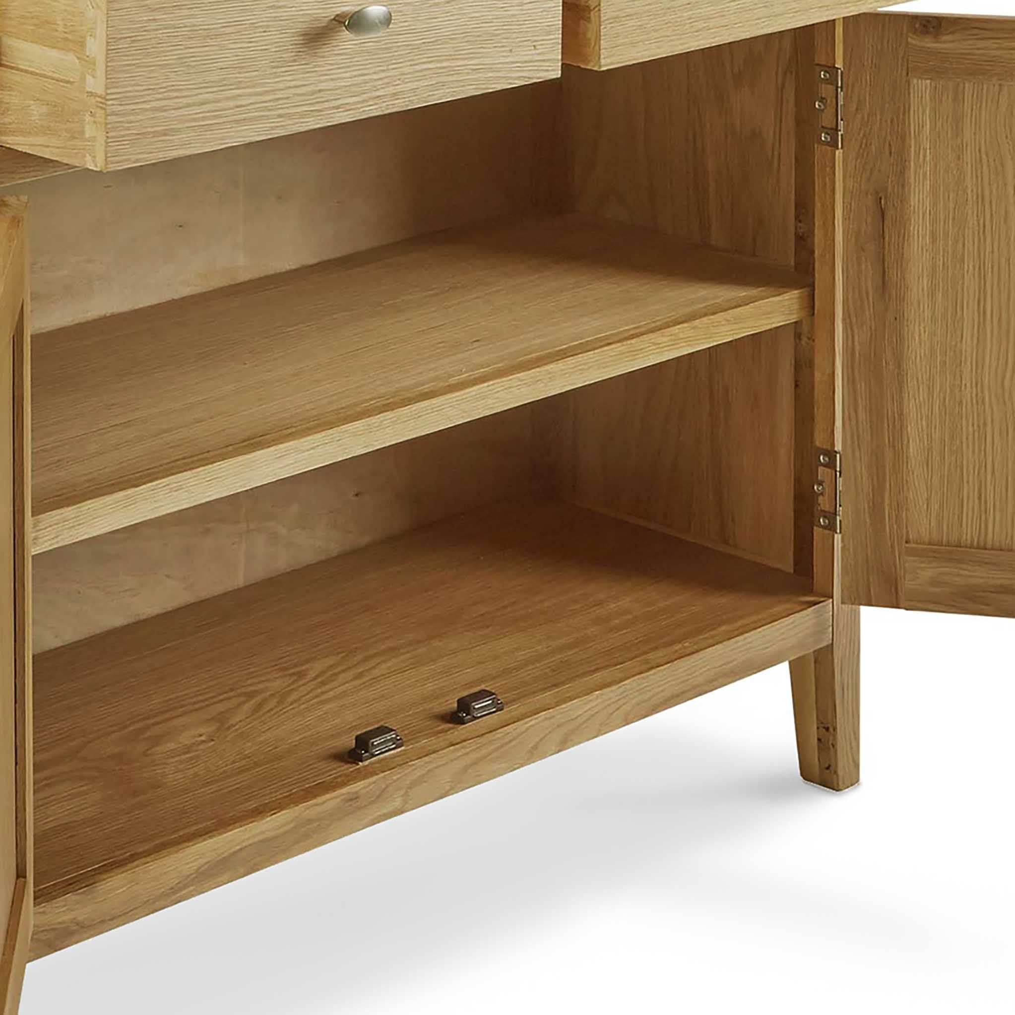Alba Oak Small Sideboard - Image 11