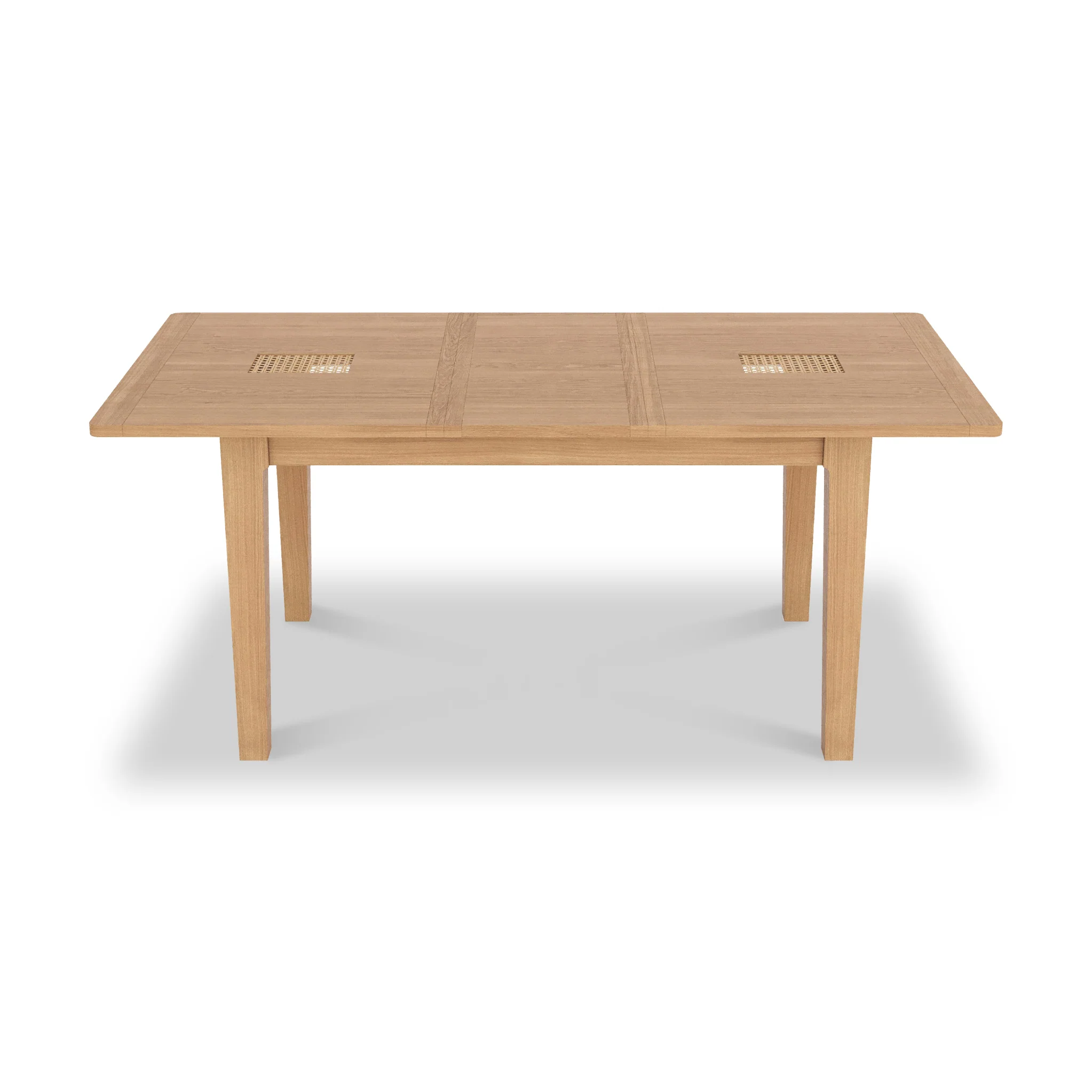 Albany Oak & Rattan 140-180cm Extending Dining Table - Image 7