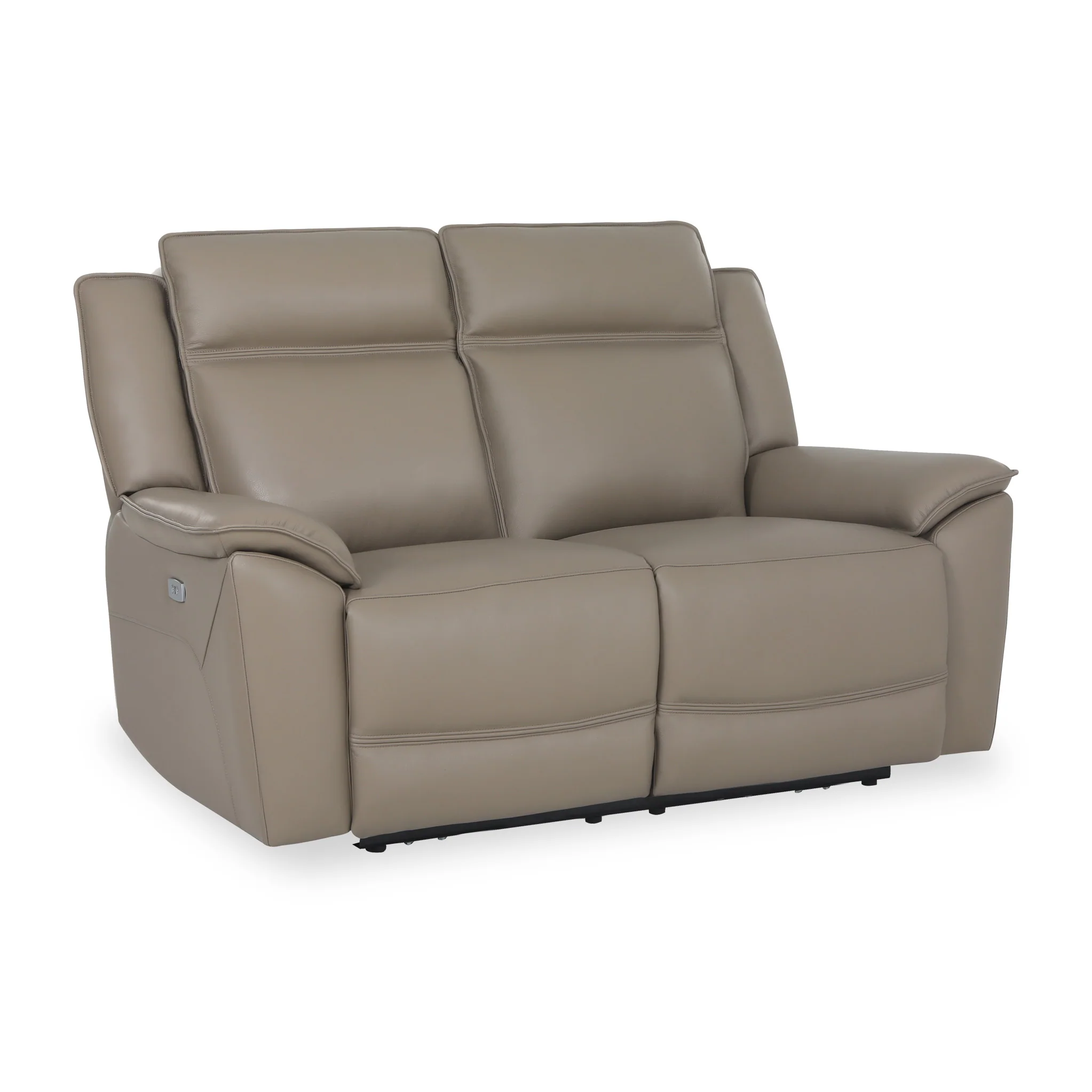 Alden Power Leather Recliner 2 Seater Sofa - Image 12